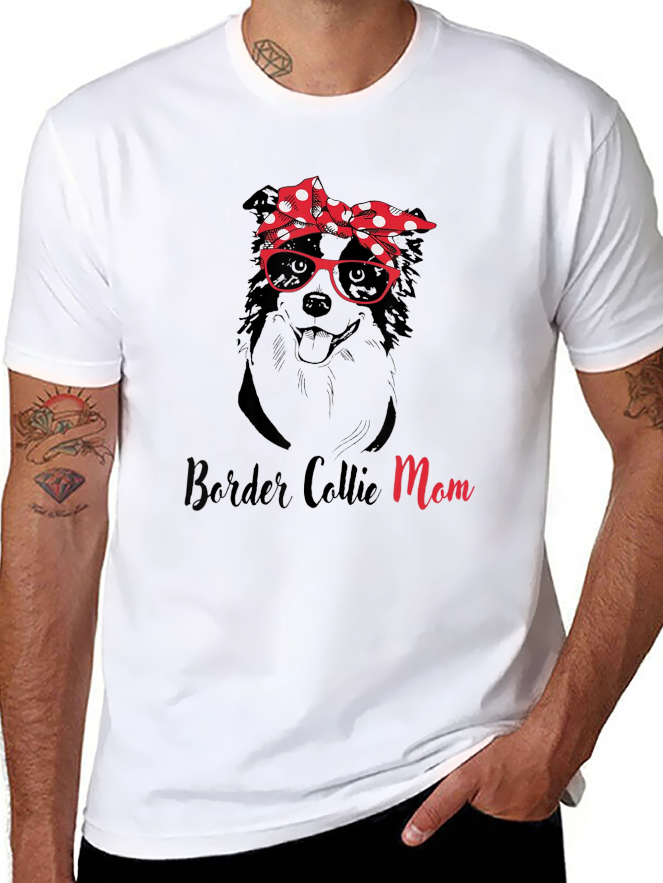 Border Collie Mom Graphic Tee