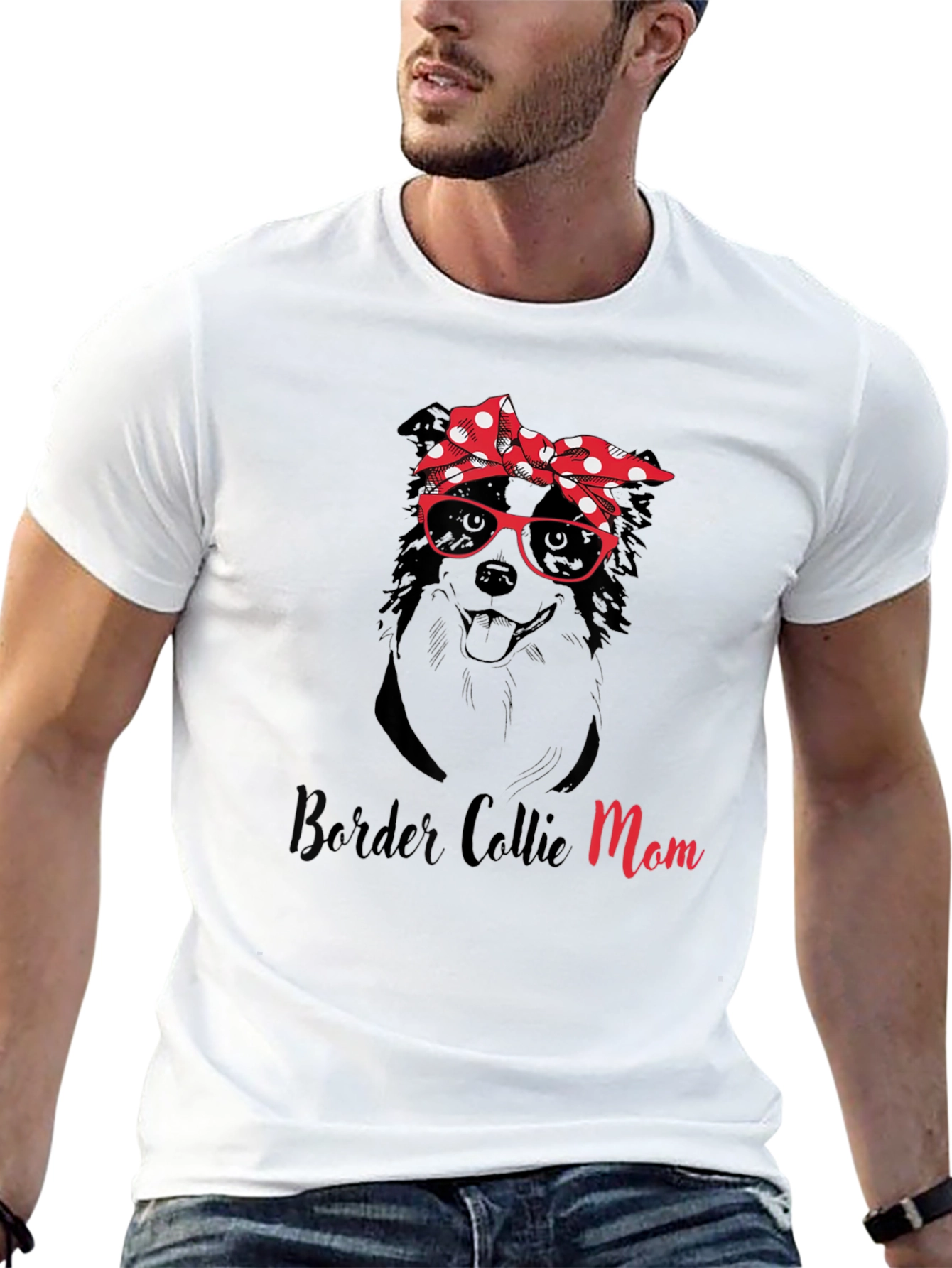Border Collie Mom Graphic Tee