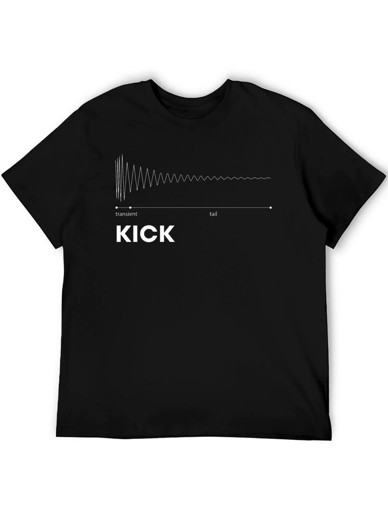 KICK Sound Wave T-Shirt - Music Producer Tee