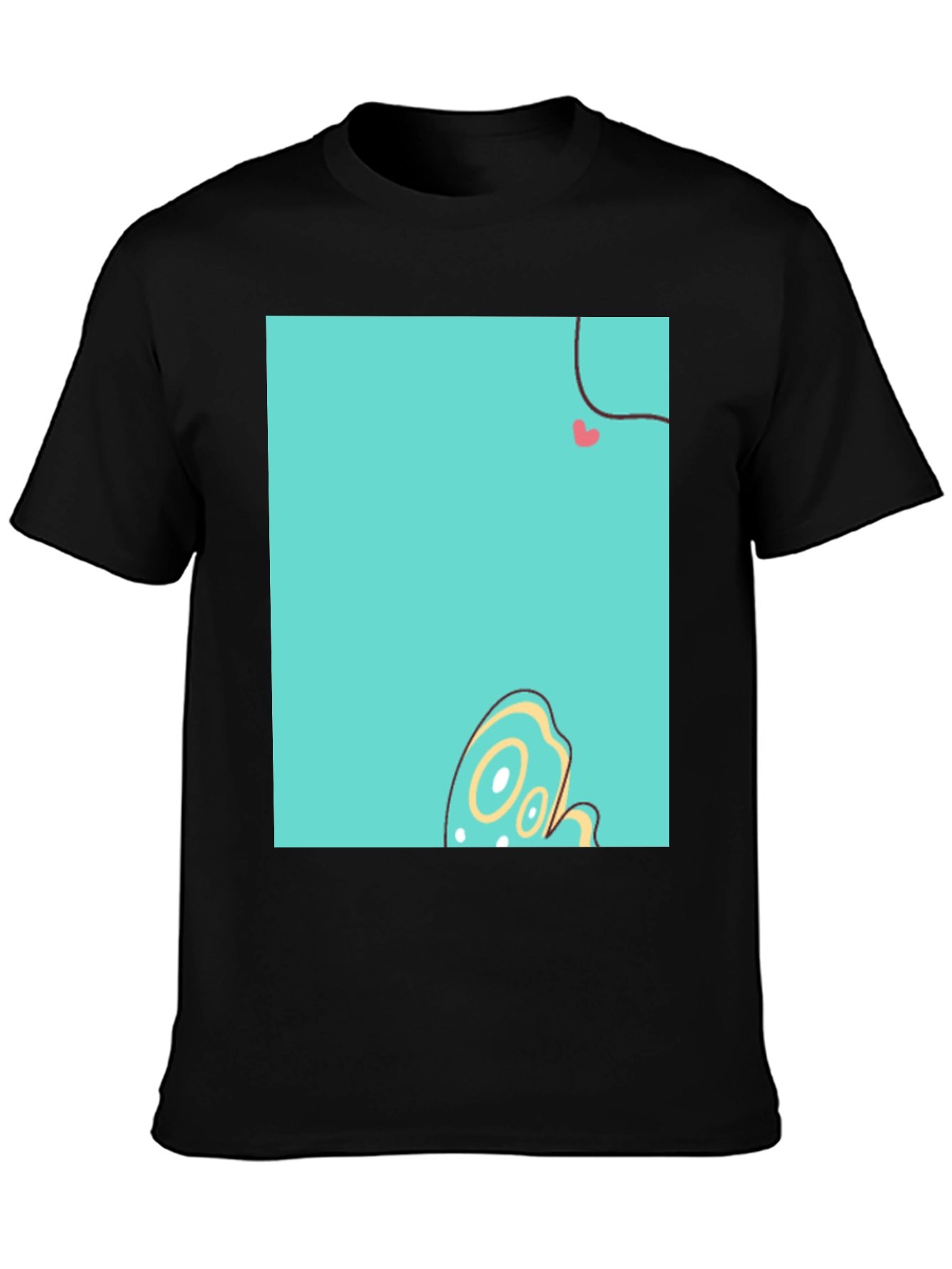 Funky Graphic Print Crew Neck T-Shirt