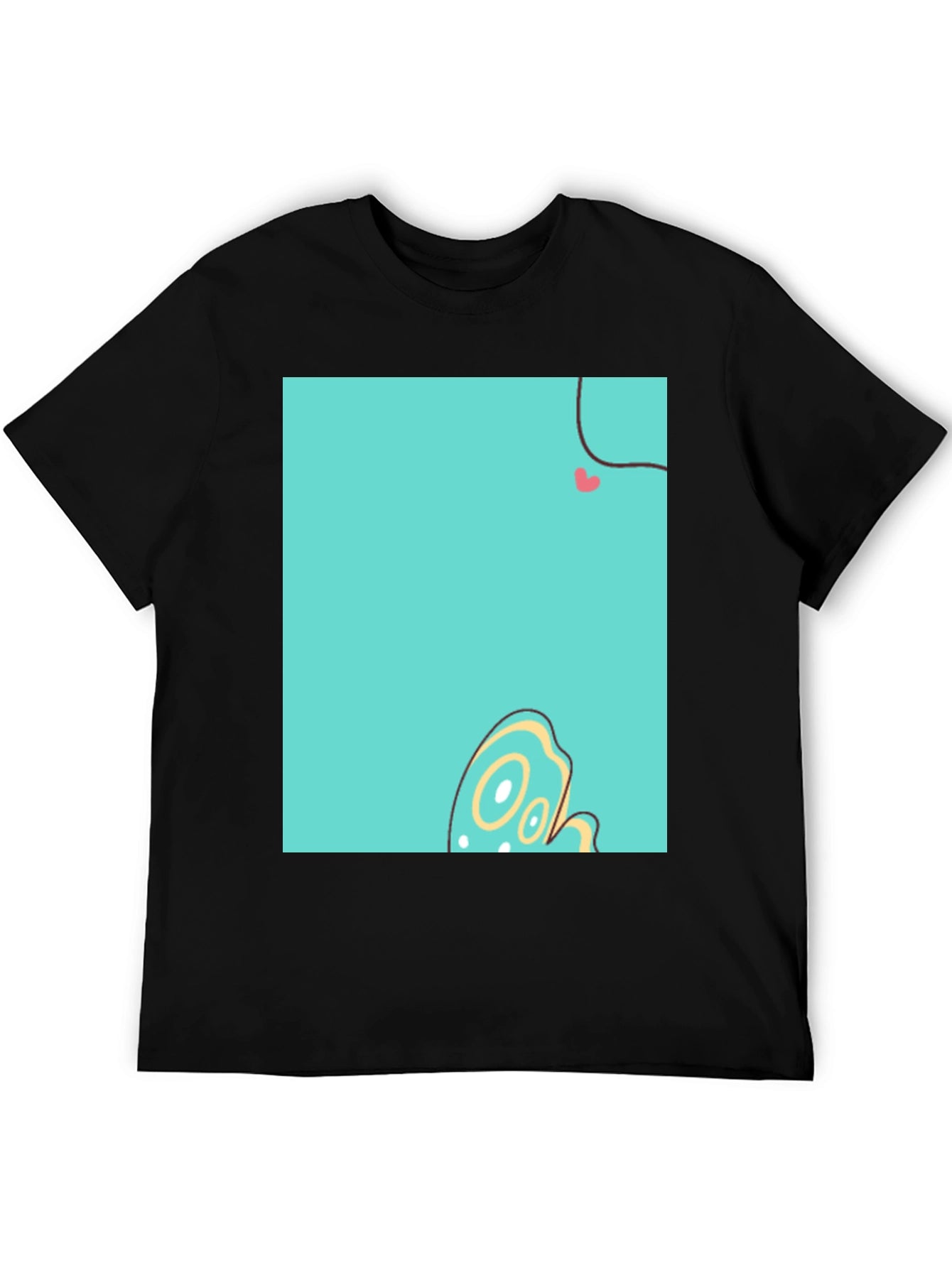 Funky Graphic Print Crew Neck T-Shirt