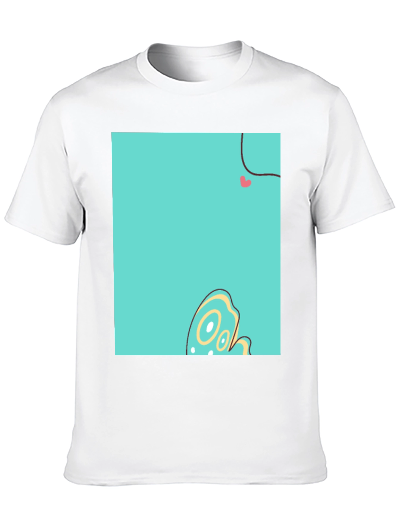 Funky Graphic Print Crew Neck T-Shirt