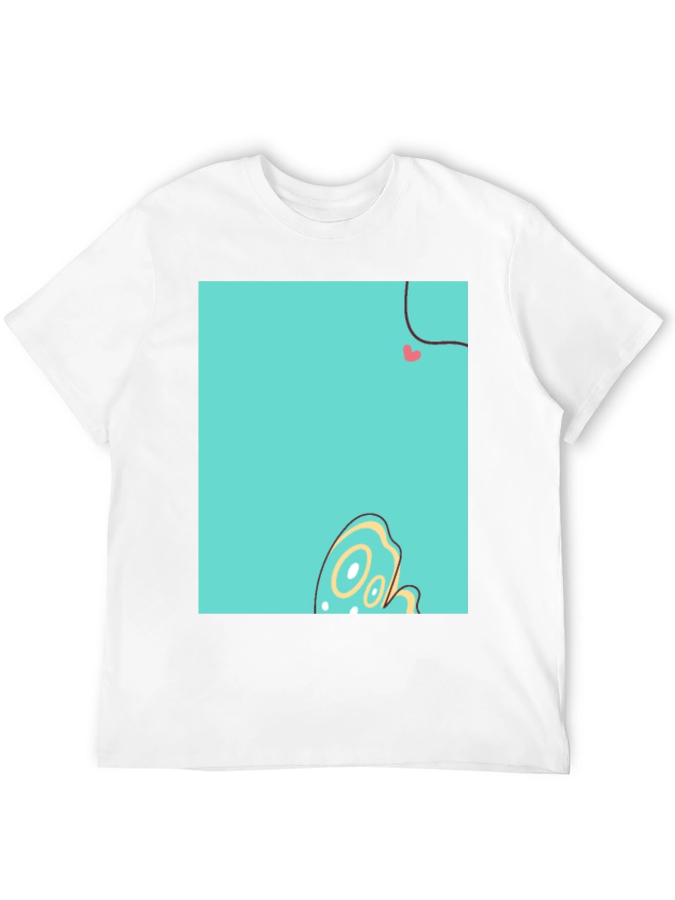 Funky Graphic Print Crew Neck T-Shirt