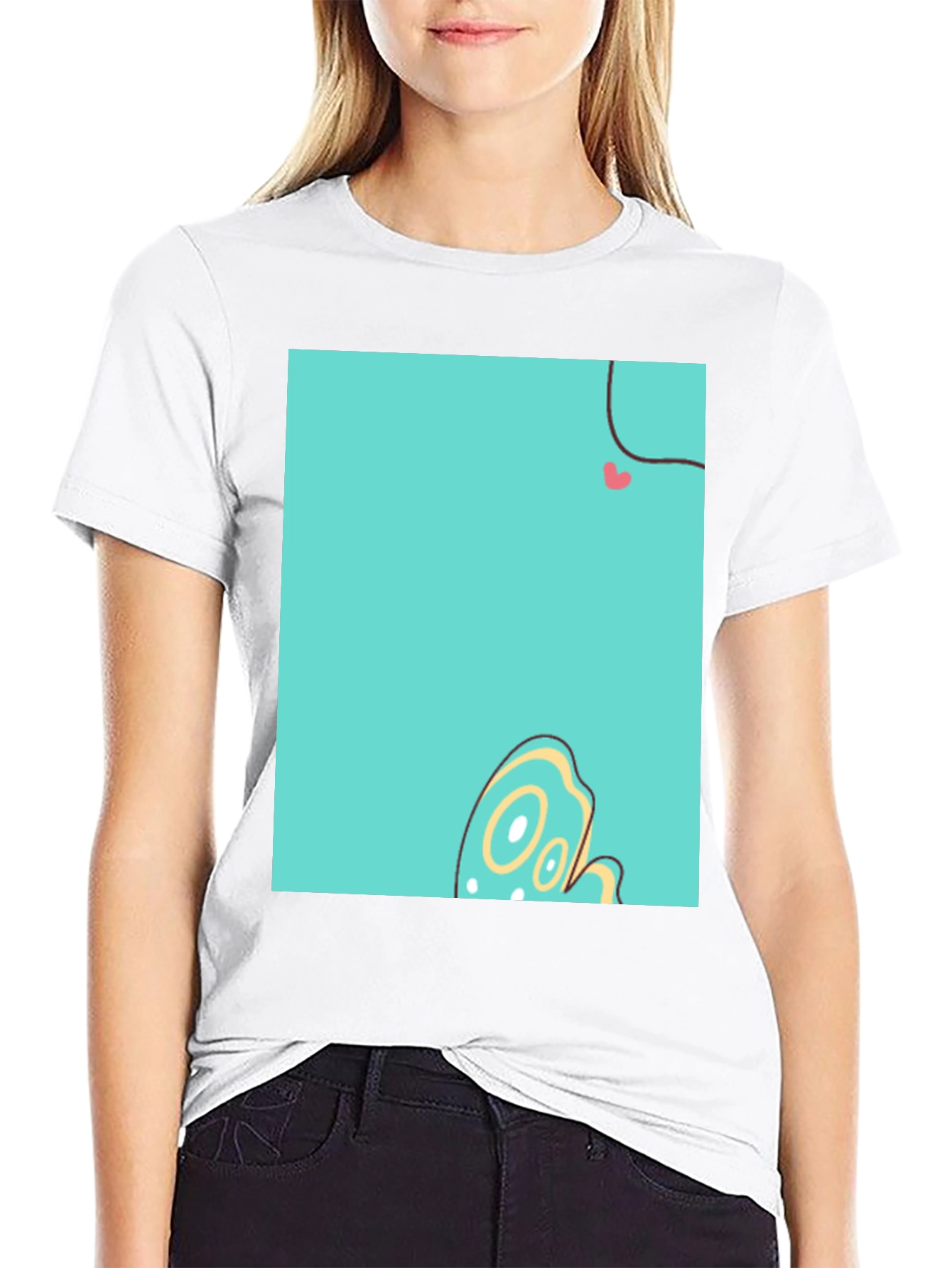Funky Graphic Print Crew Neck T-Shirt