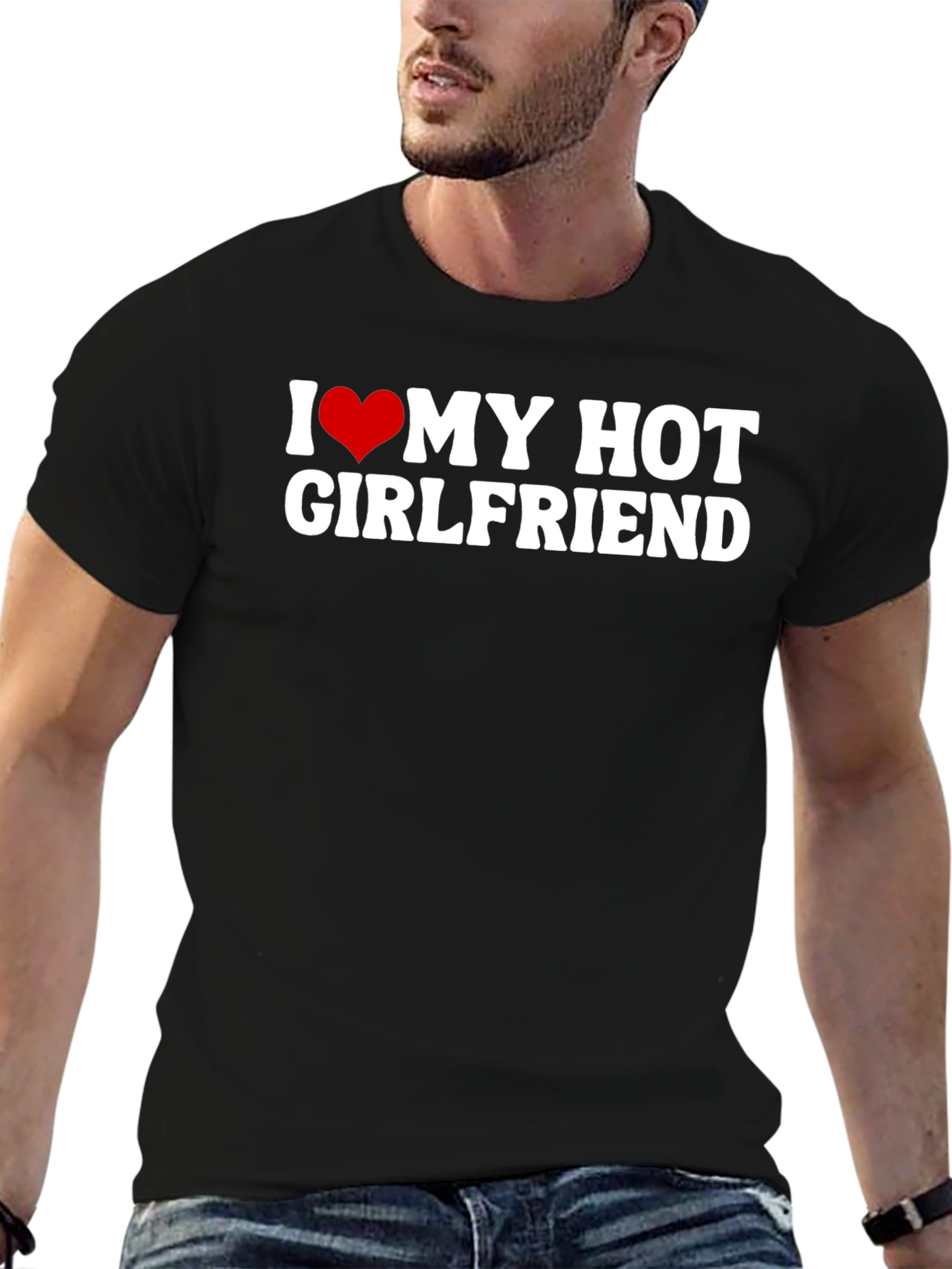 I Heart My Hot Girlfriend Graphic T-Shirt