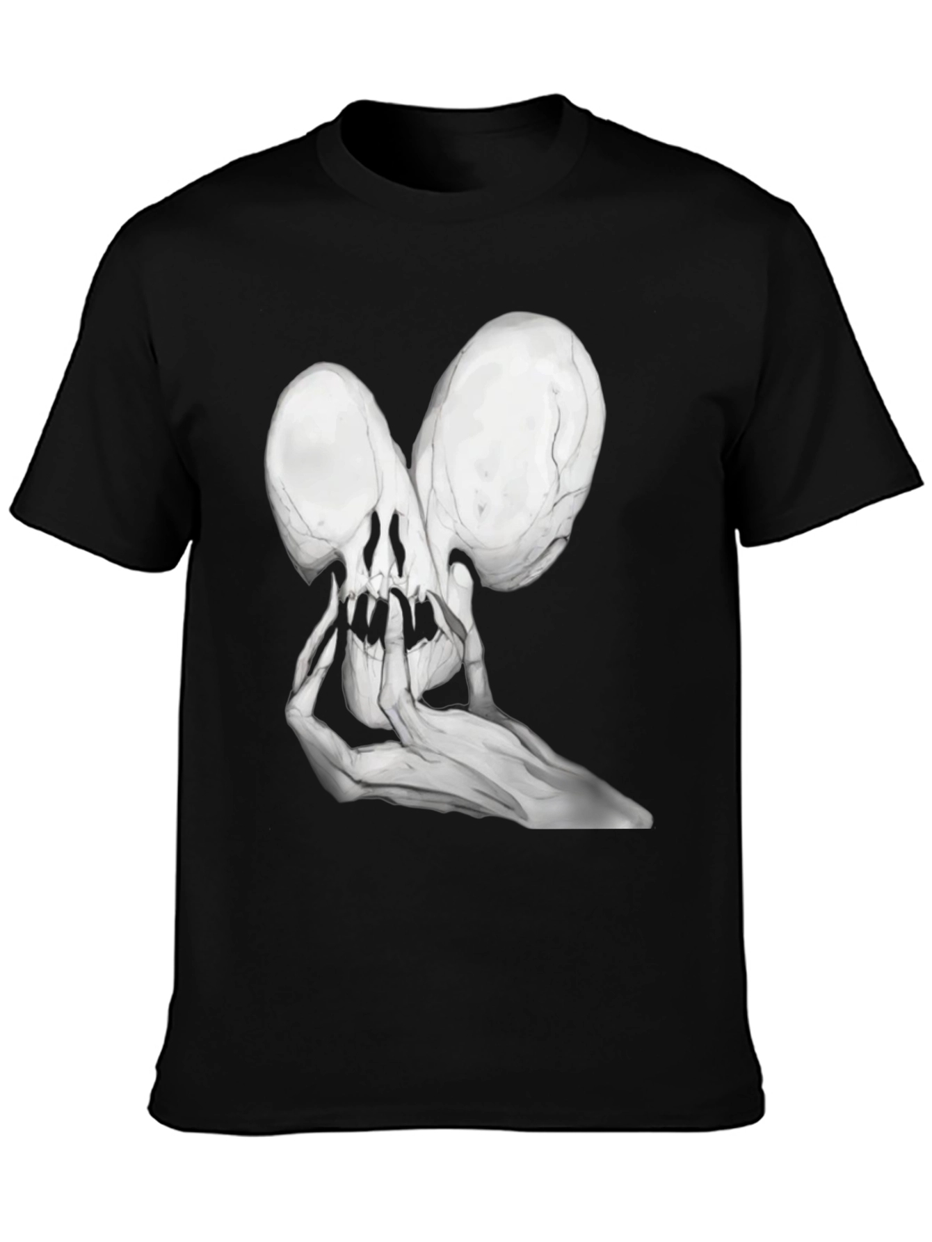 Skull Hands Black T-Shirt