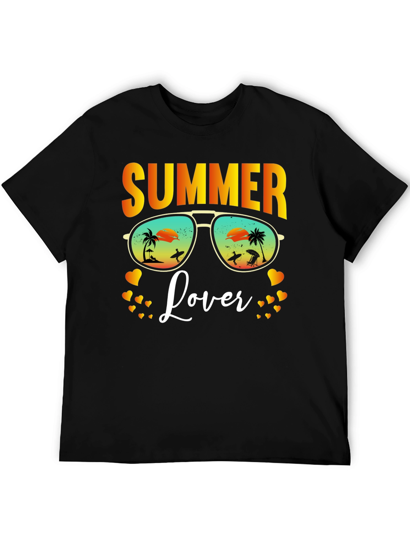 Summer Lover T-Shirt Beach Sunglasses Vacation Tee