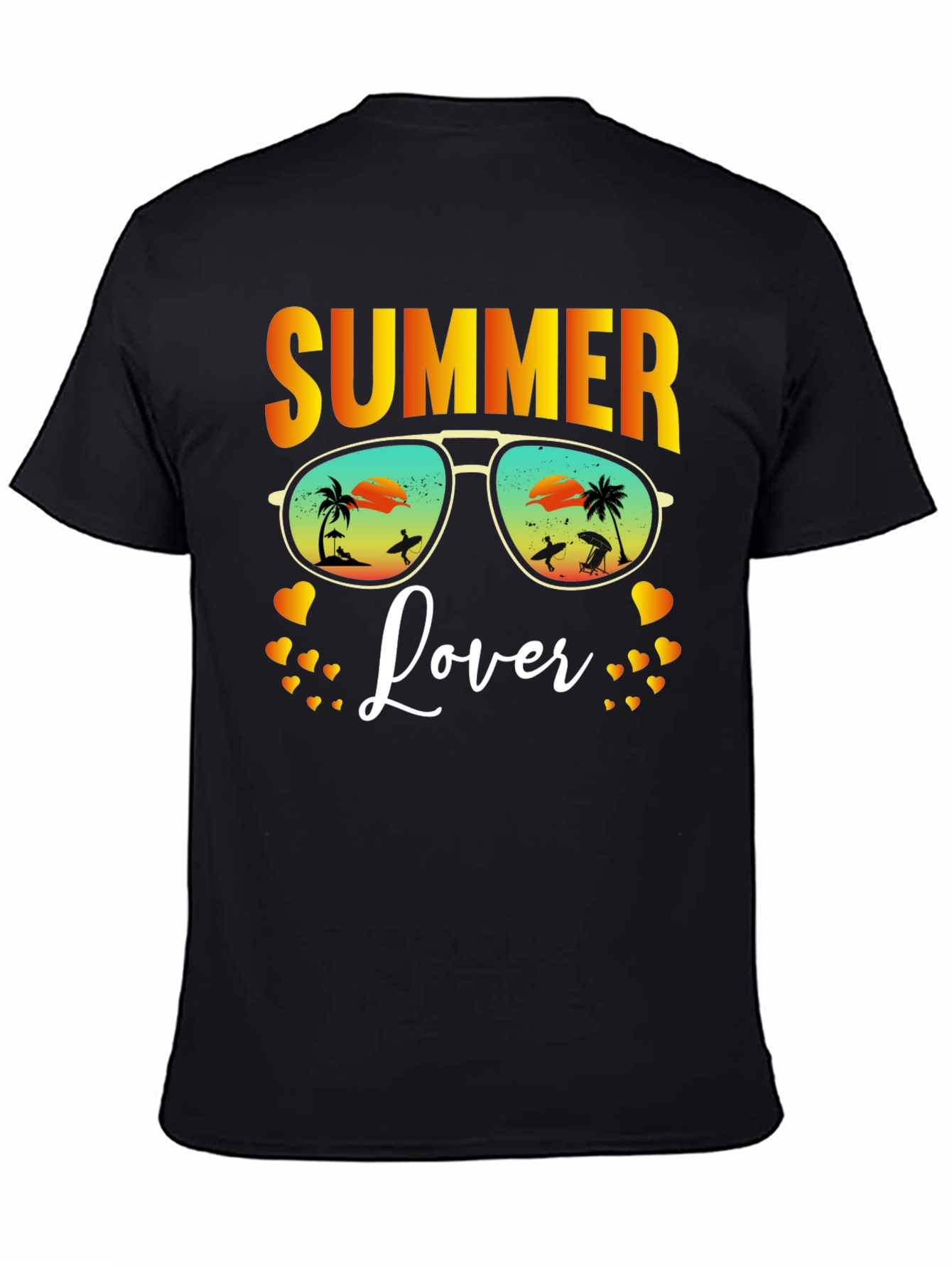 Summer Lover T-Shirt Beach Sunglasses Vacation Tee