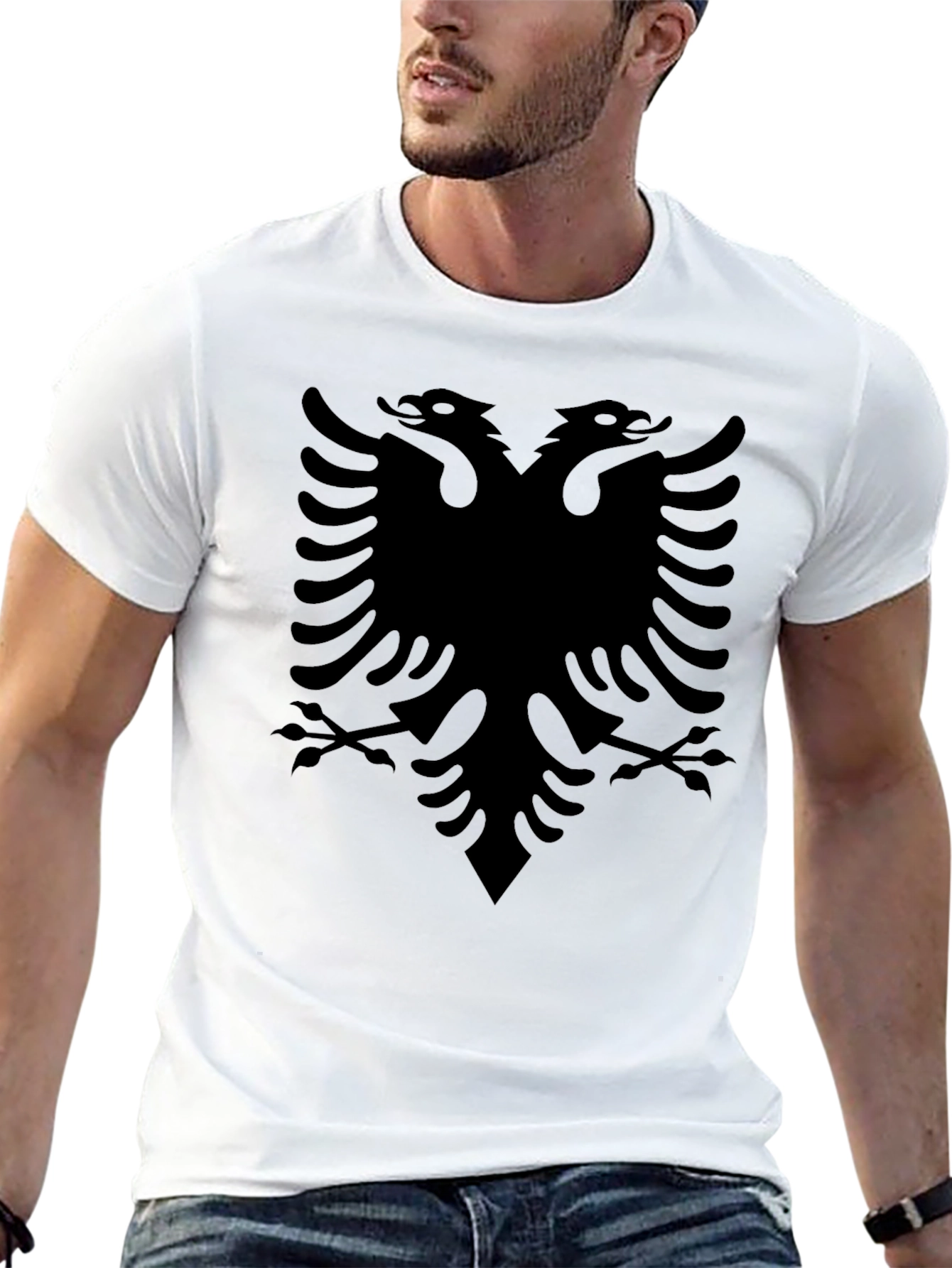 Black Eagle Graphic Tee - Mens Fashion T-Shirt
