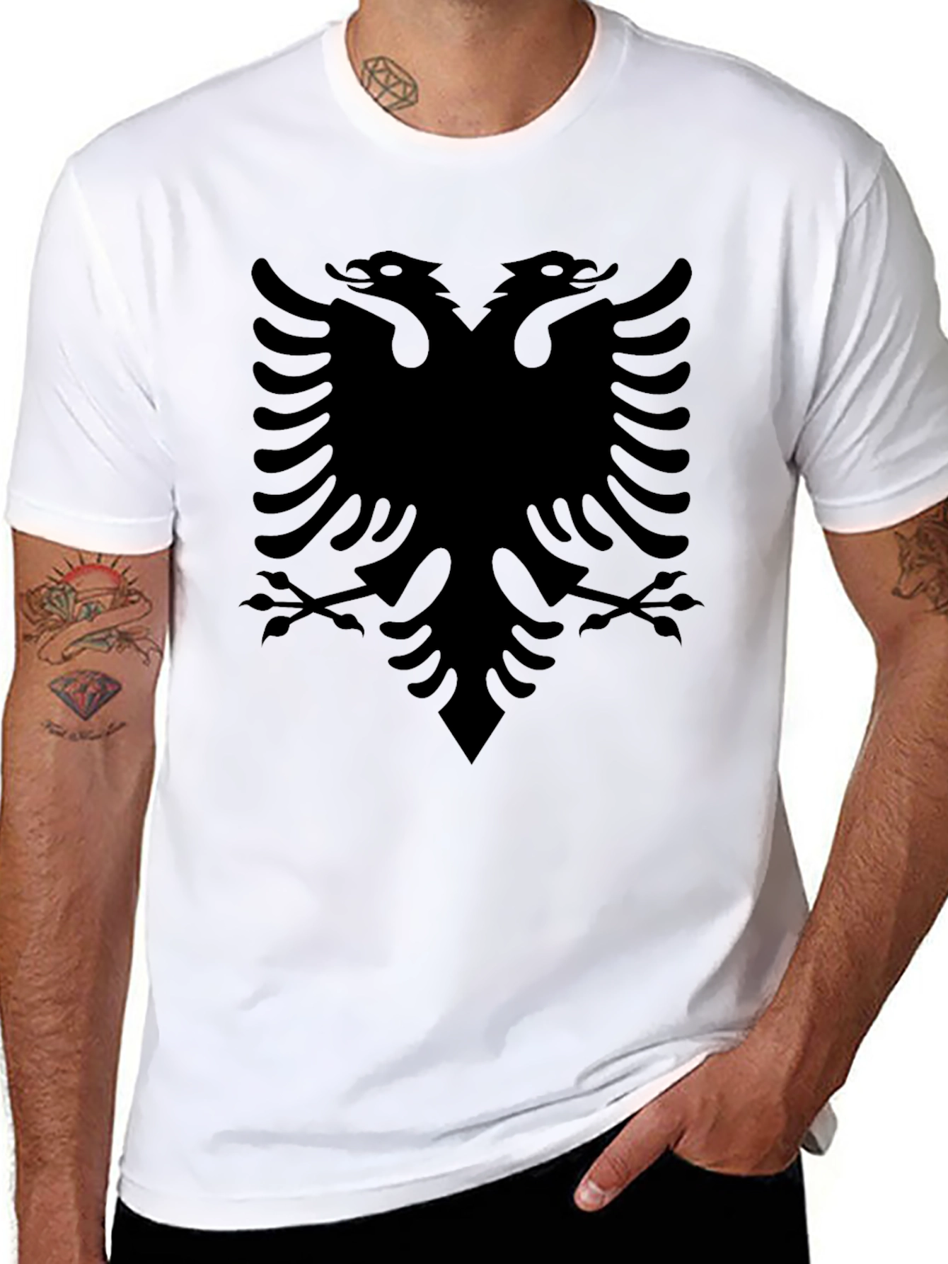 Black Eagle Graphic Tee - Mens Fashion T-Shirt