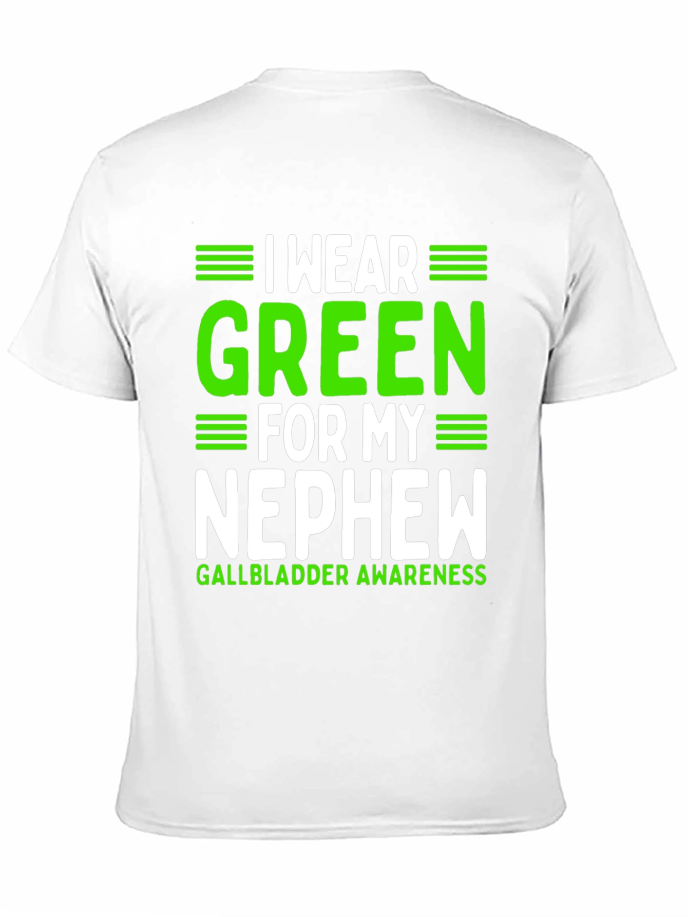 I Wear Green for My Nephew Awareness T-Shirt