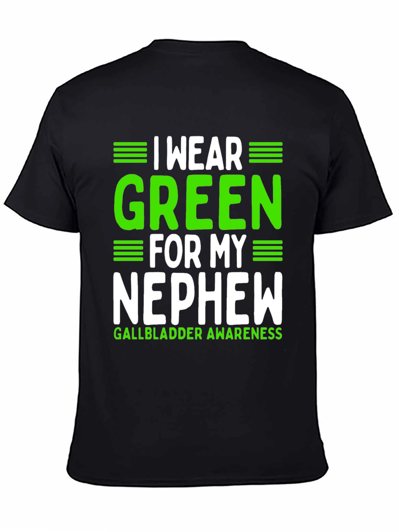 I Wear Green for My Nephew Awareness T-Shirt