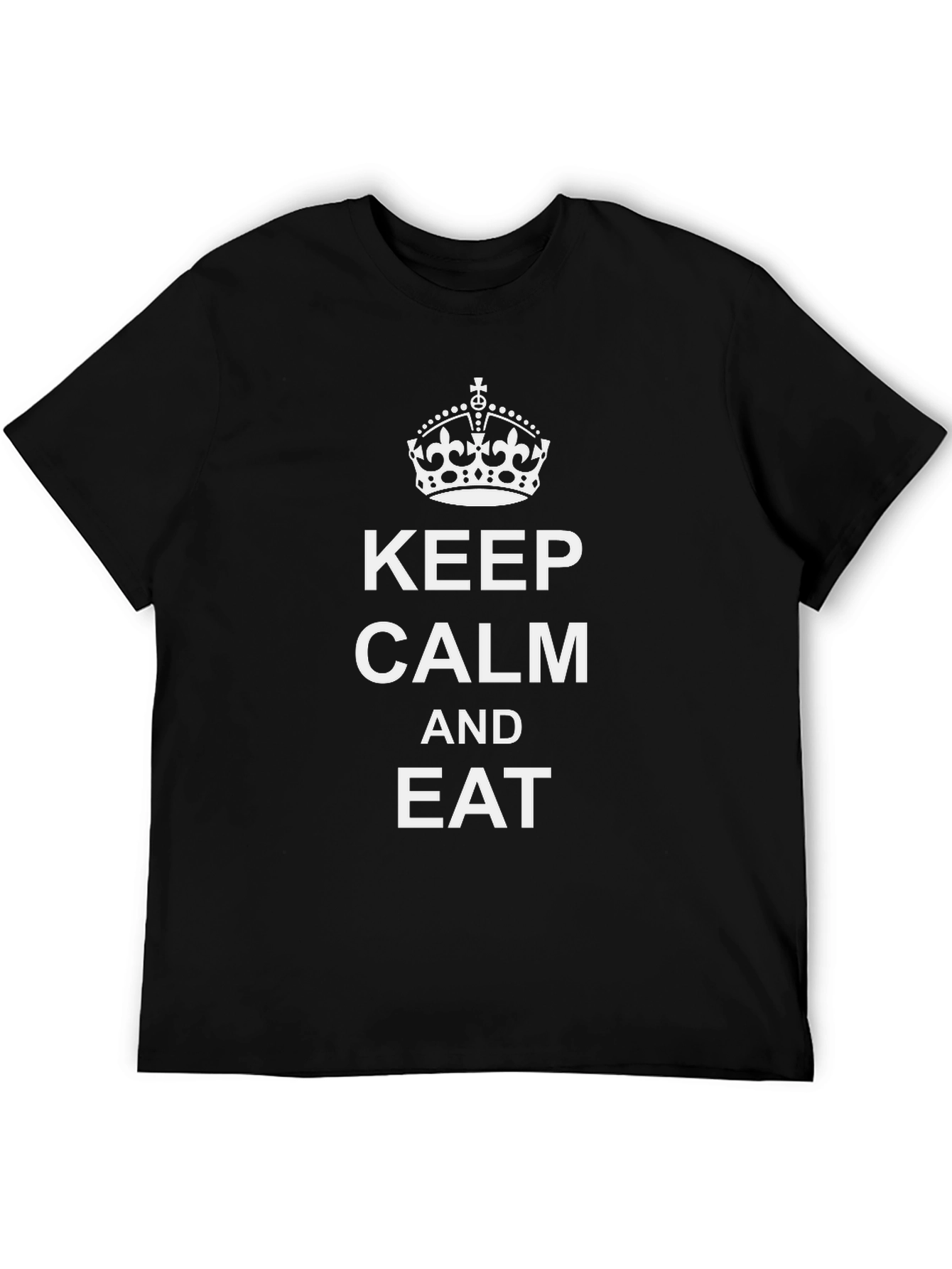 Keep Calm and Eat Black Tee