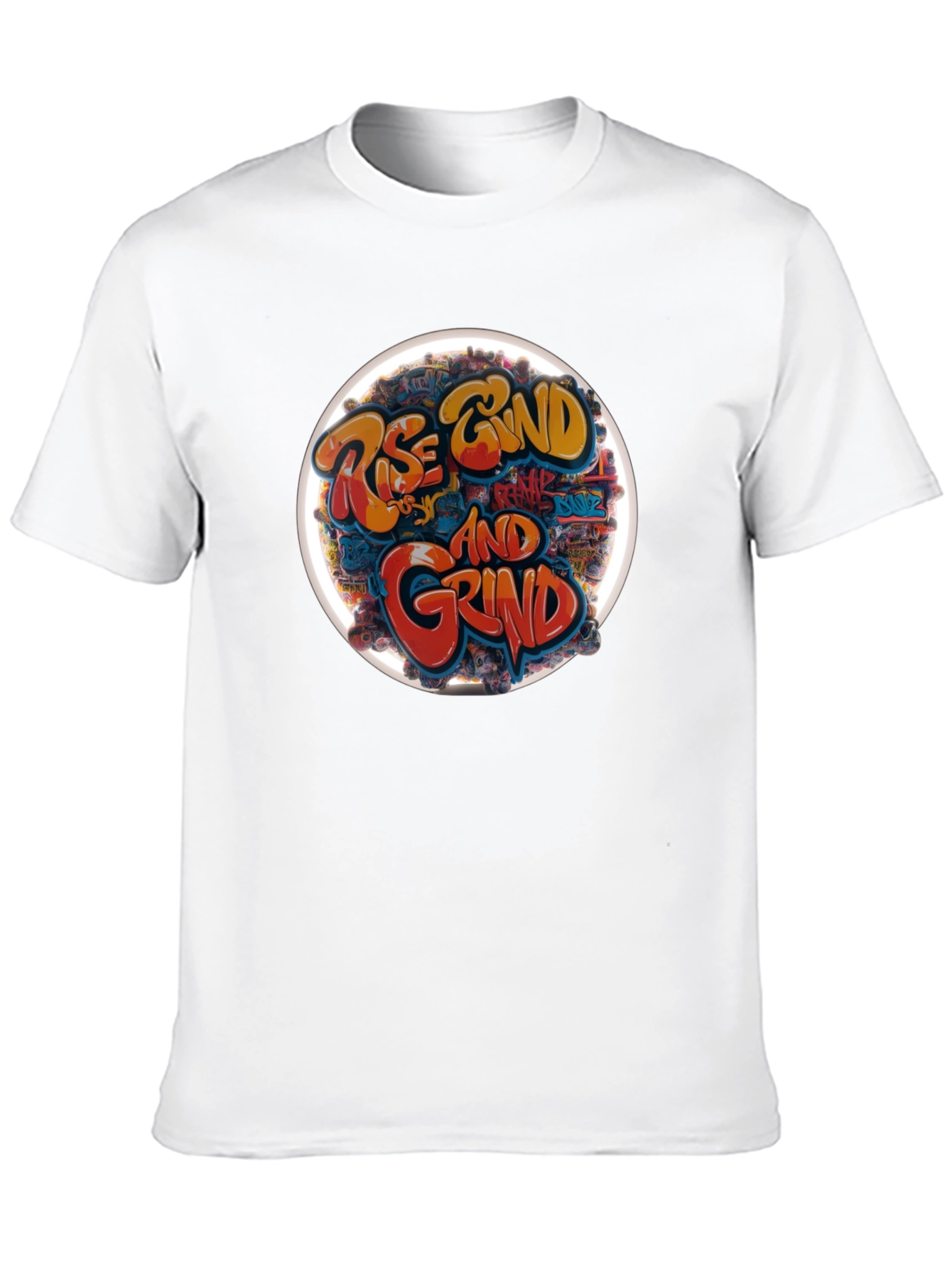 Rise & Grind Graphic T-Shirt - Black Casual Tee