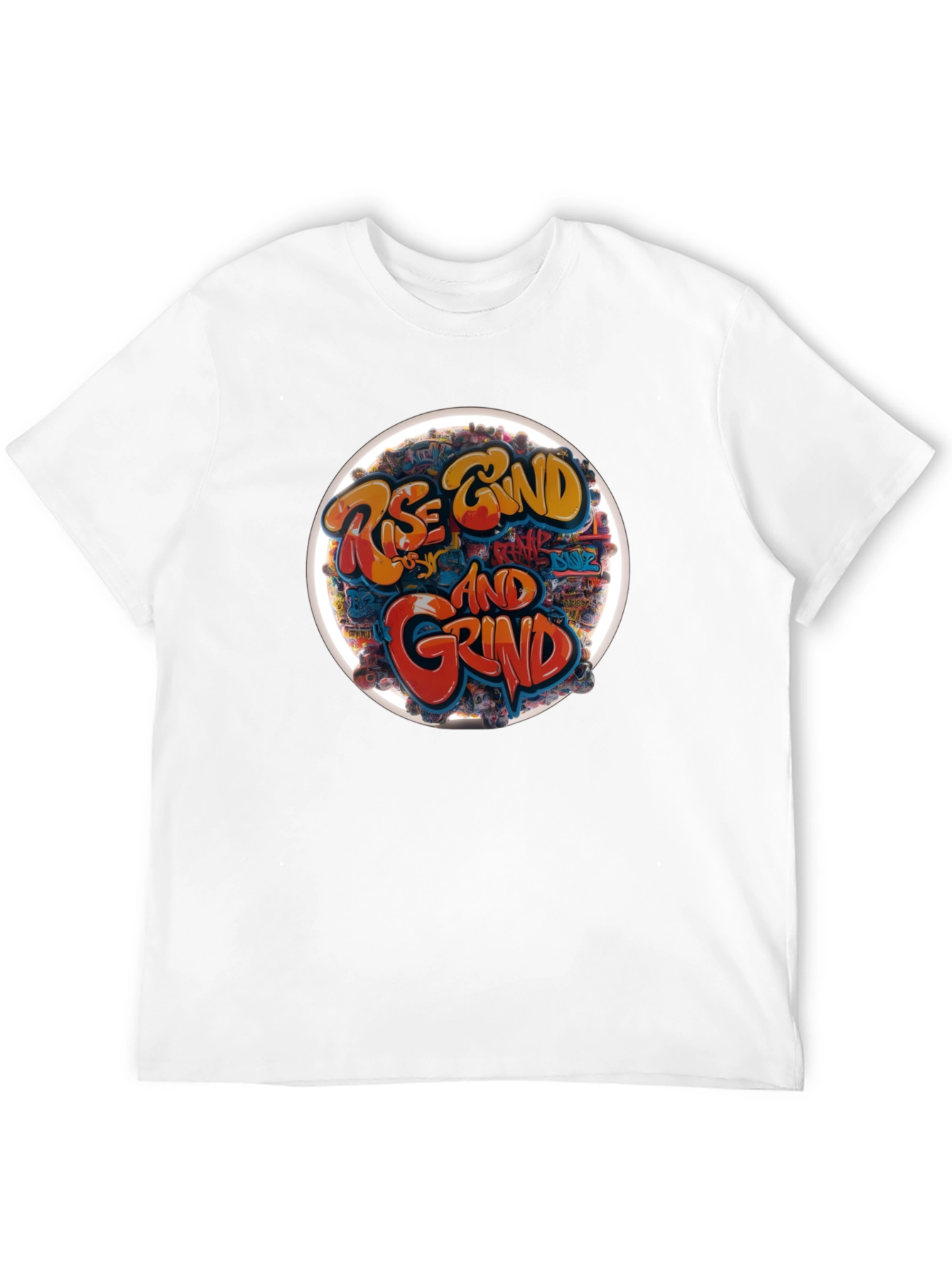 Rise & Grind Graphic T-Shirt - Black Casual Tee