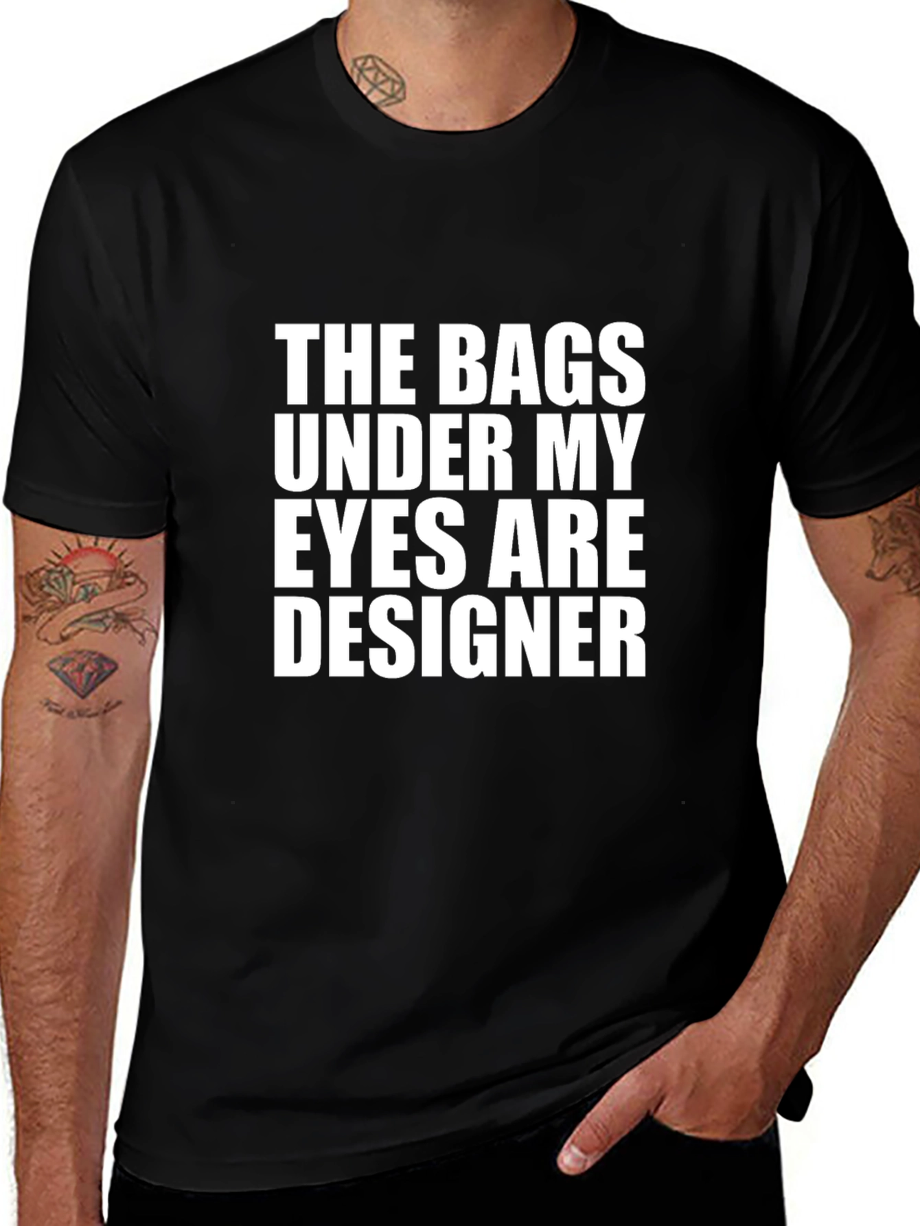 Designer Bags Under Eyes Graphic T-Shirt