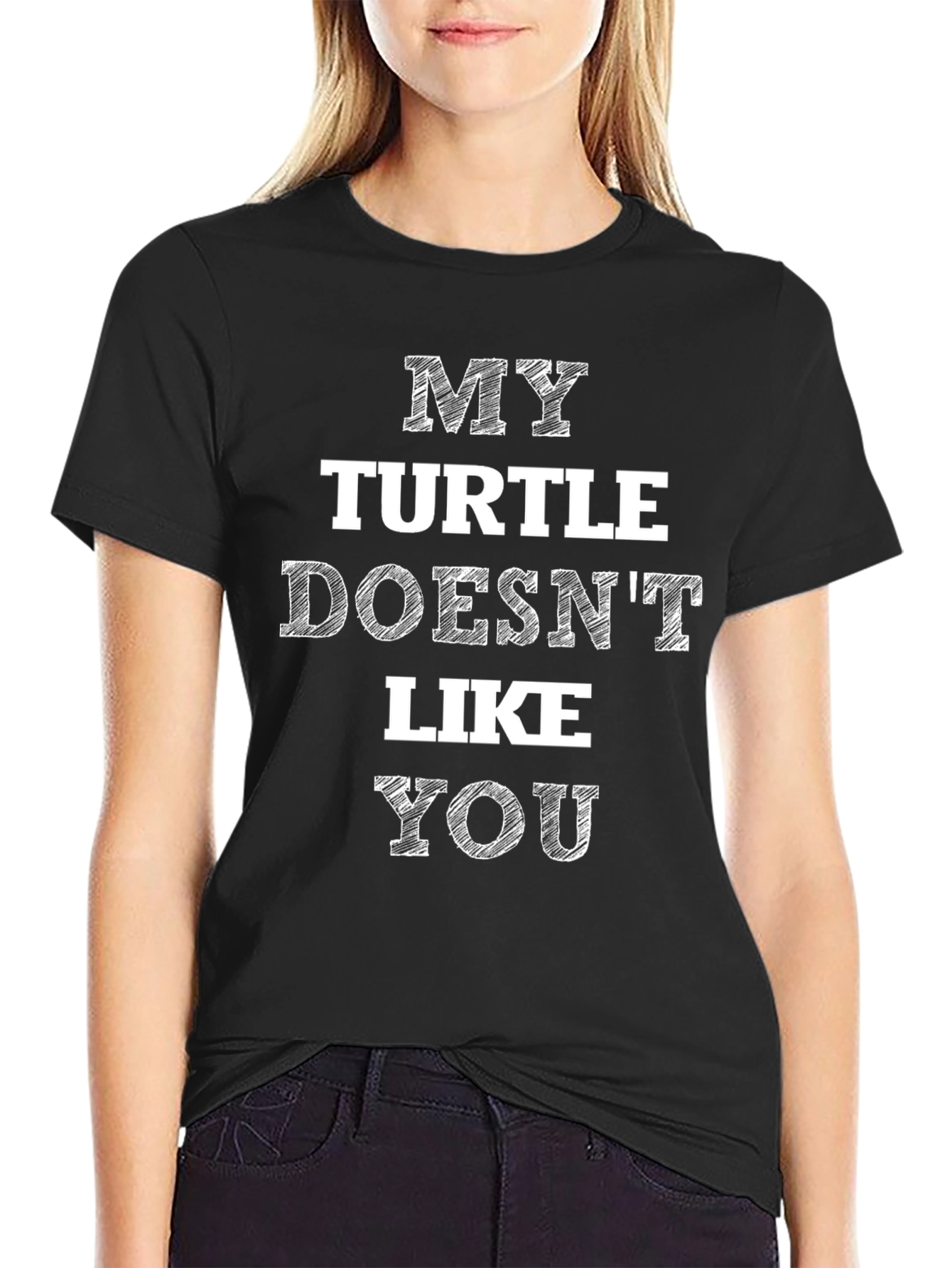 My Turtle Doesnt Like You Graphic Tee