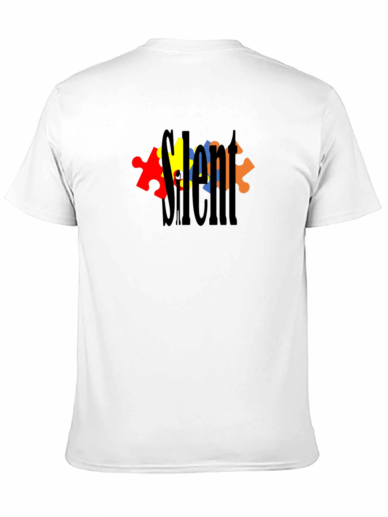 Silent Autism Awareness T-Shirt - Black