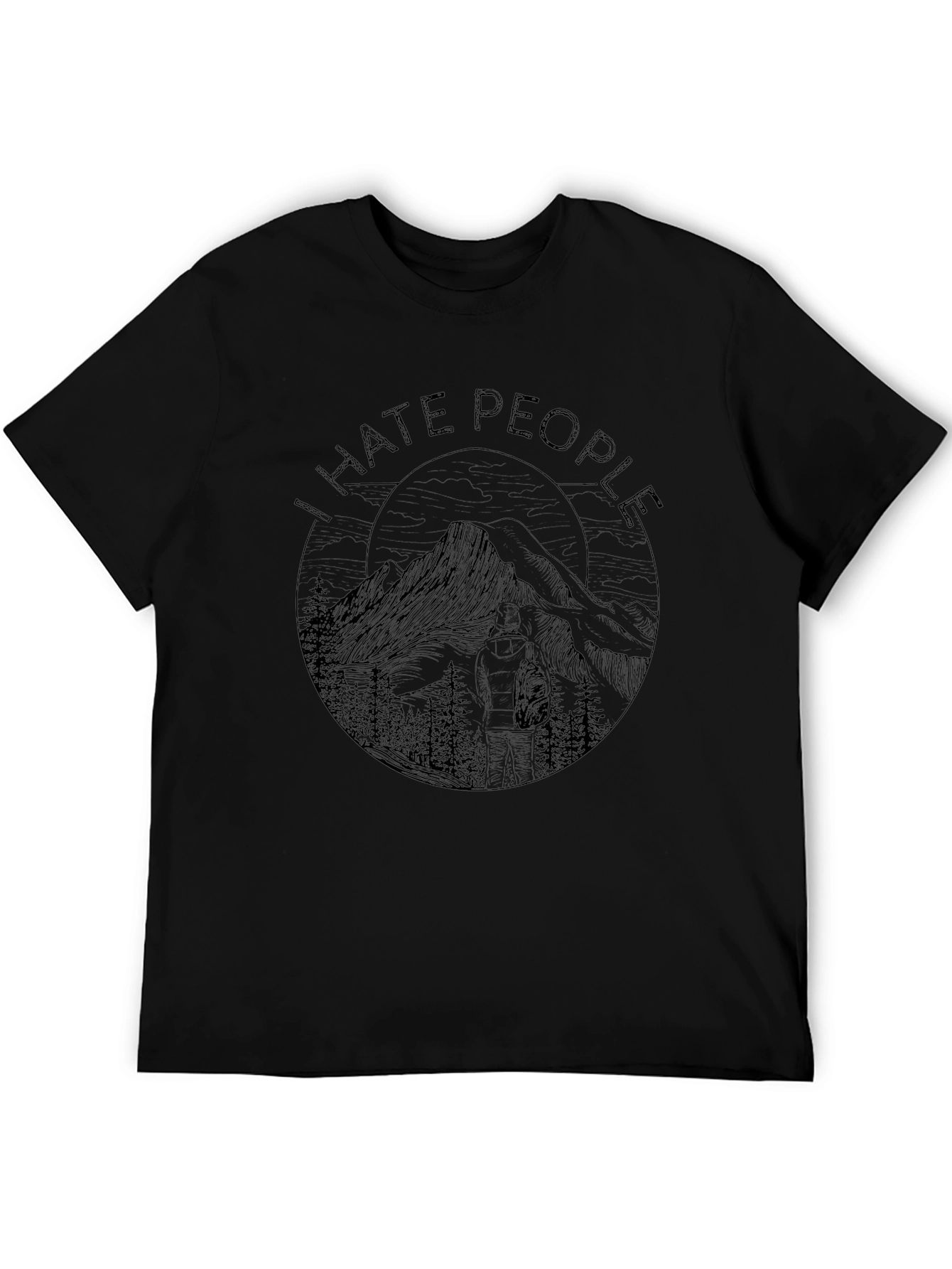 I Hate People Mountain Graphic Tee