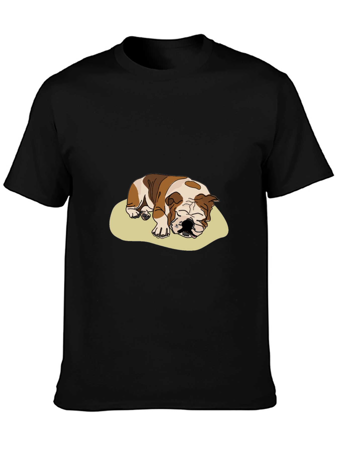 Bulldog Nap T-Shirt - Cute Dog Lover Tee