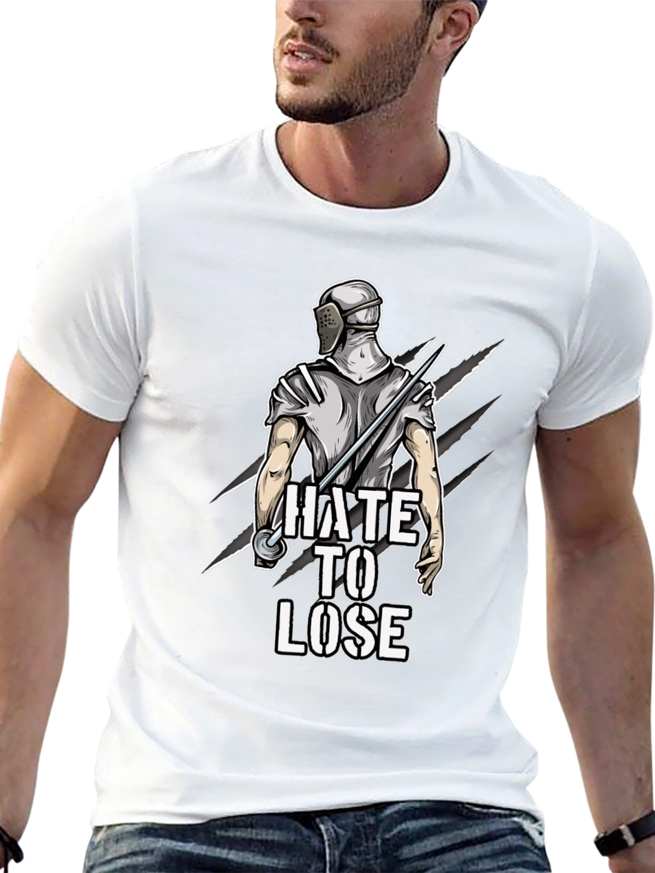 Hate to Lose Fencing T-Shirt