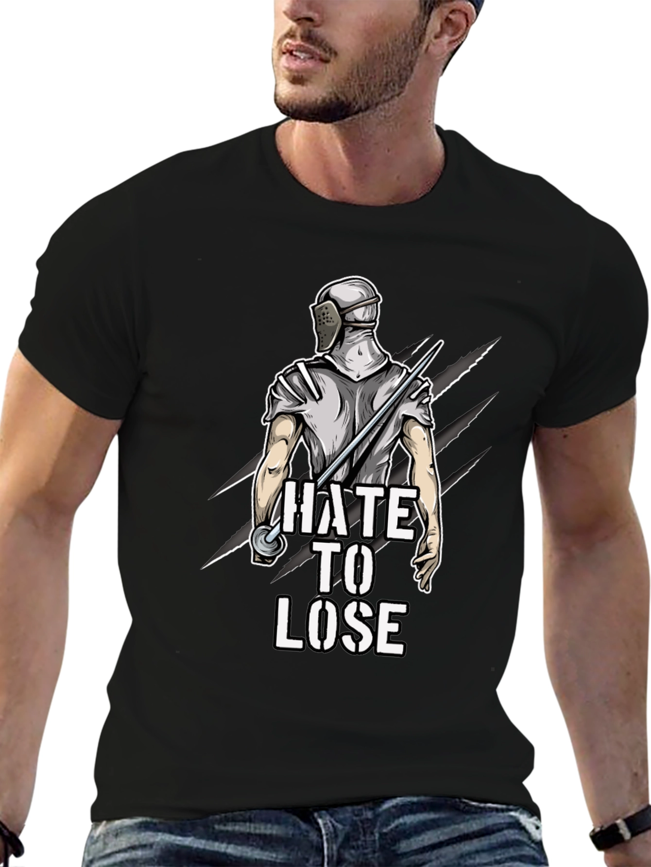 Hate to Lose Fencing T-Shirt