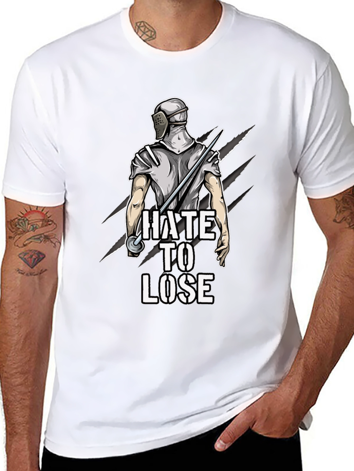 Hate to Lose Fencing T-Shirt