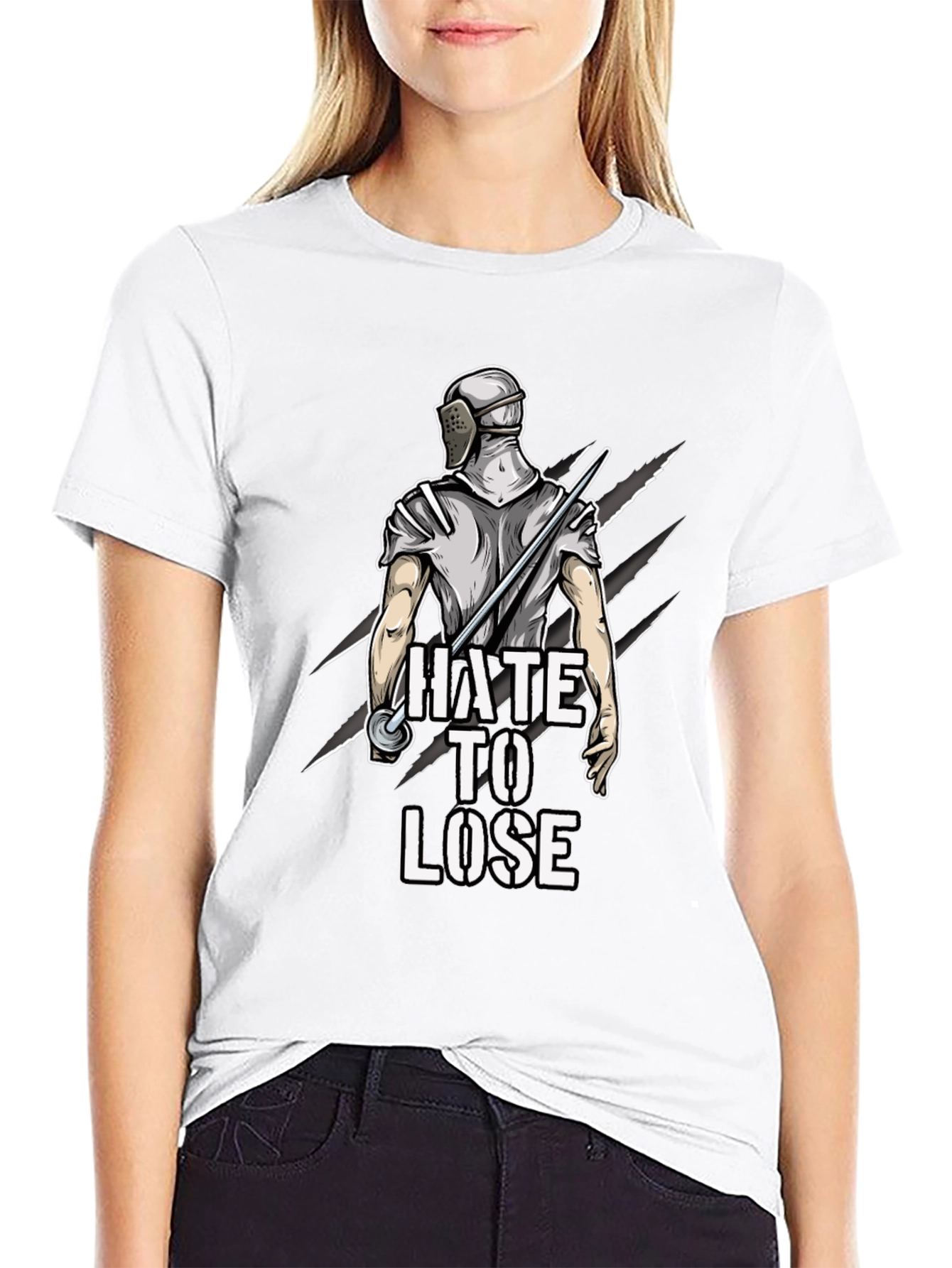 Hate to Lose Fencing T-Shirt