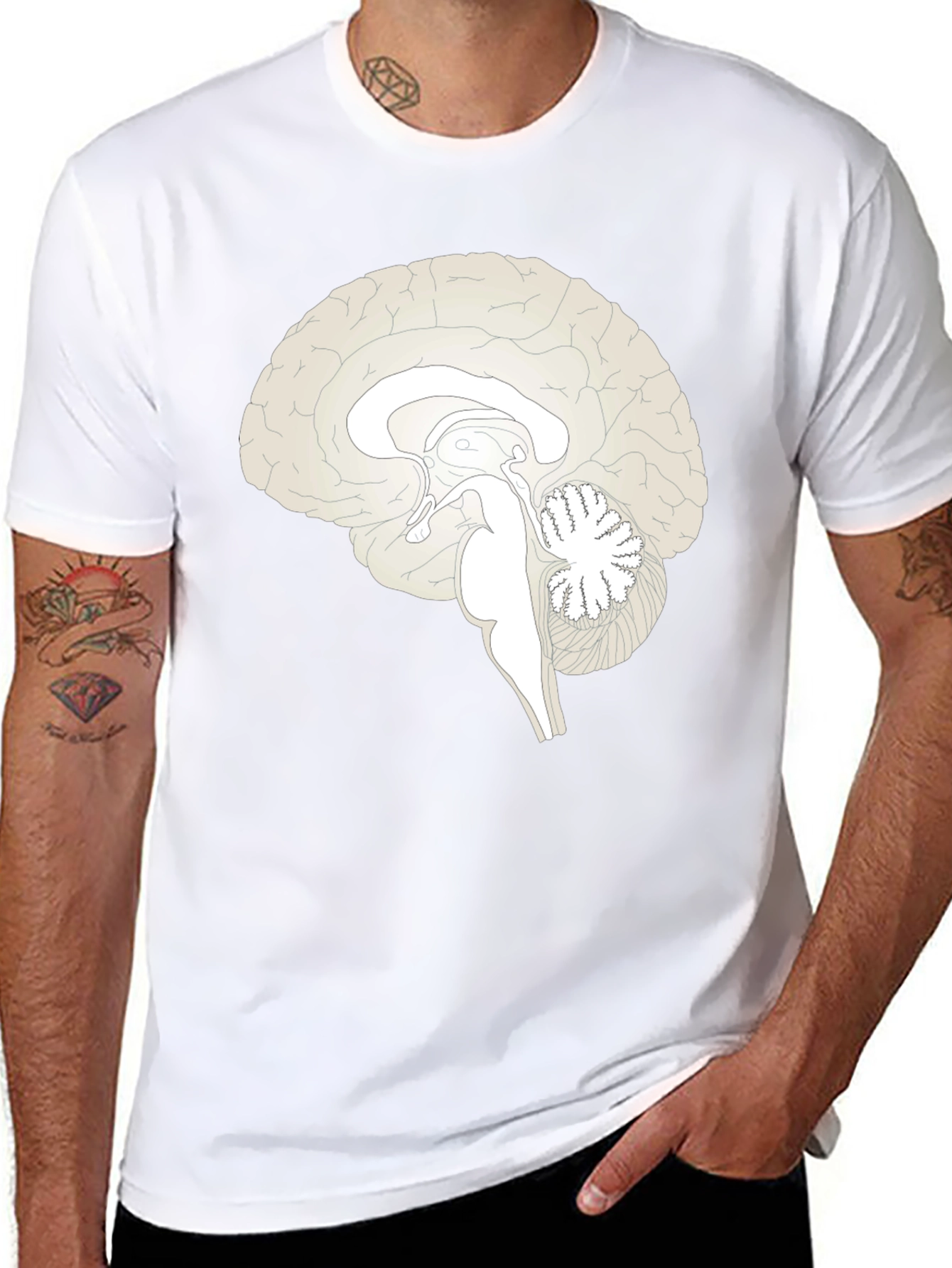 Brain Graphic Tee - Neurology T-Shirt