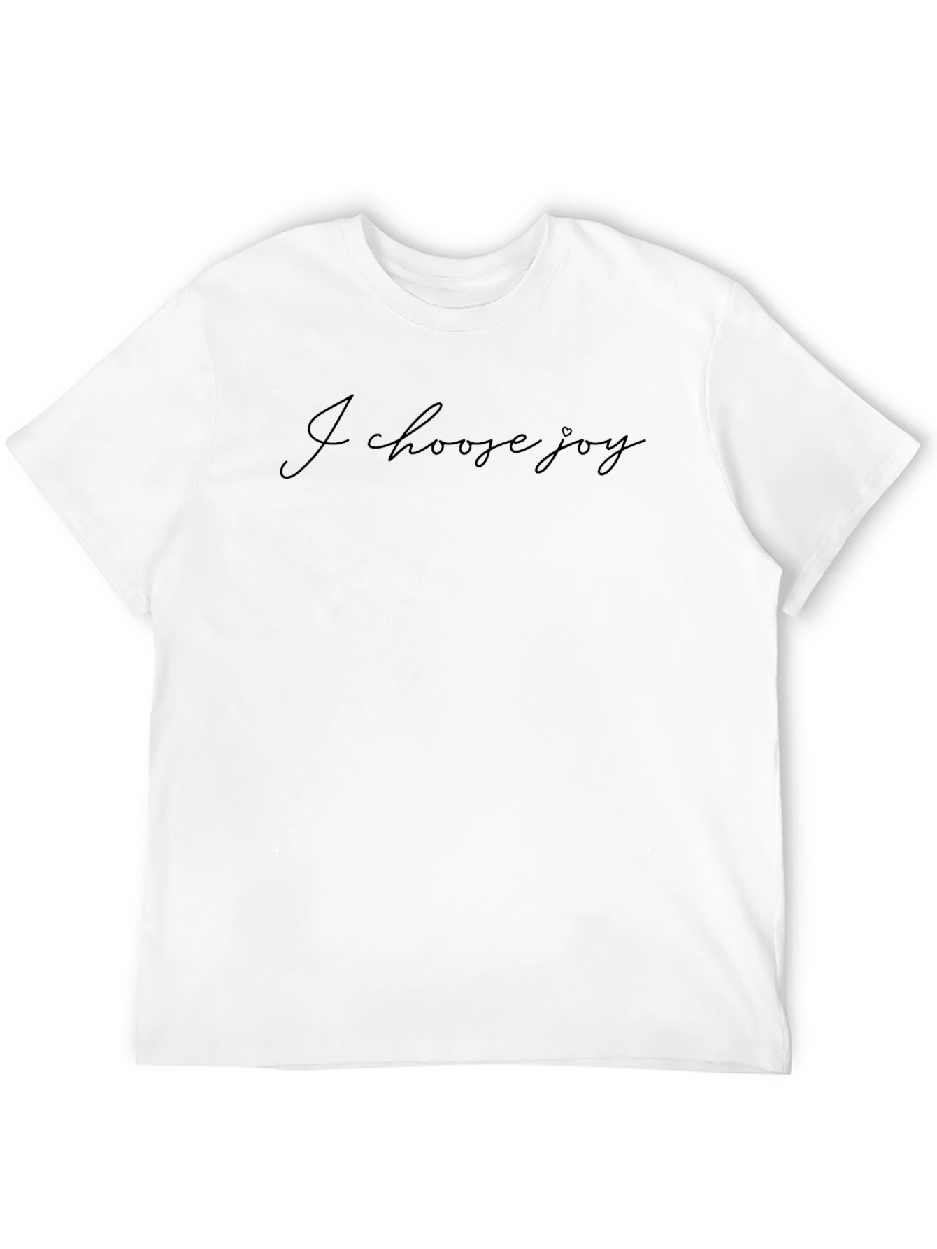 I Choose Joy Black Graphic Tee