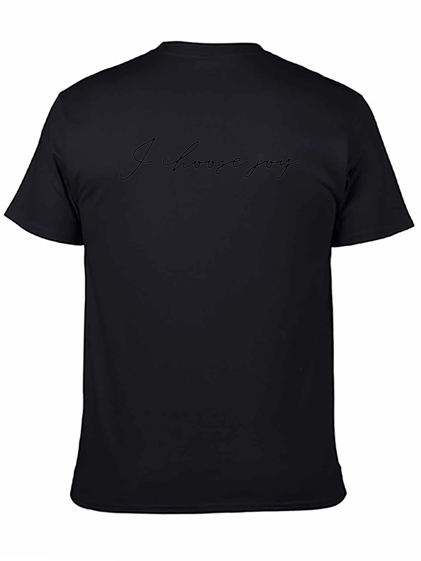 I Choose Joy Black Graphic Tee