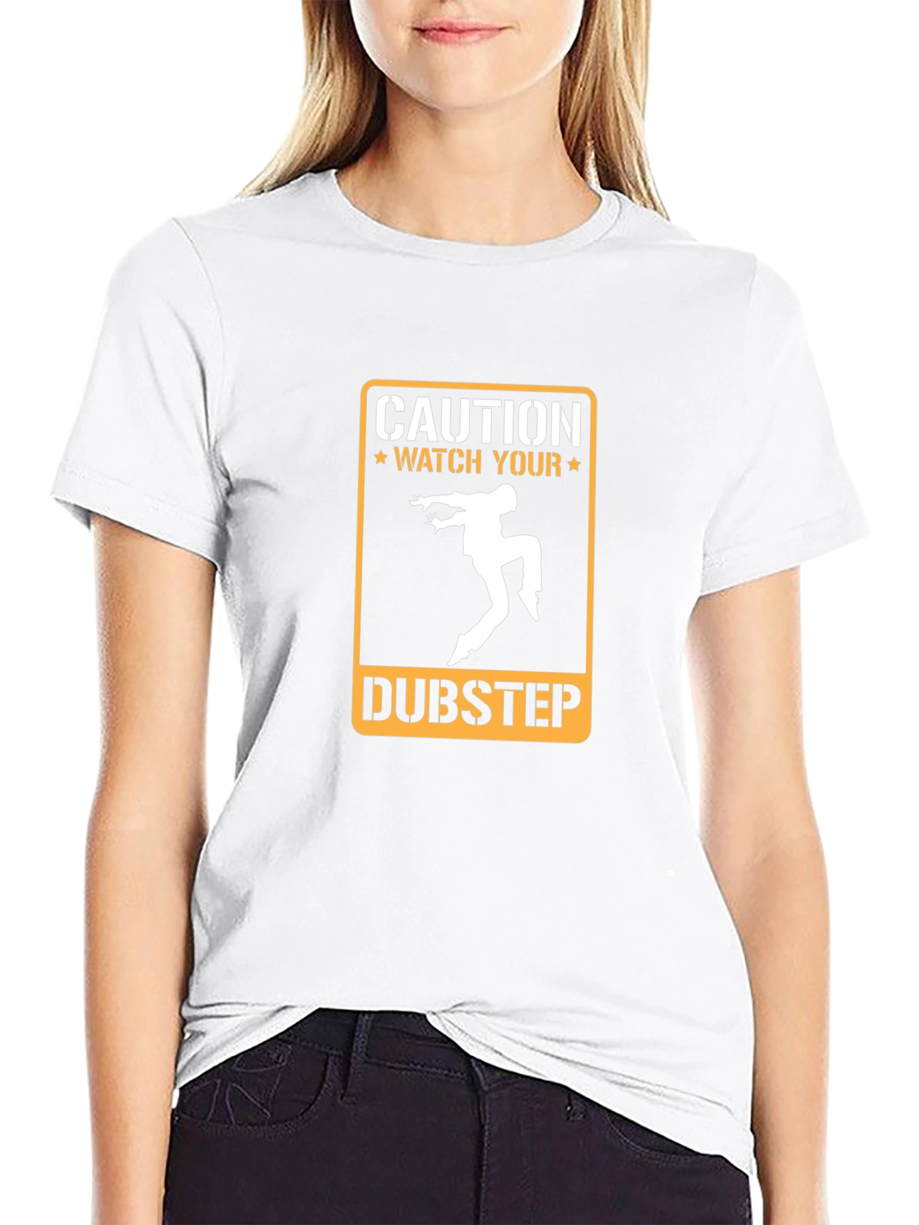 Caution Dubstep T-Shirt - Watch Your Step!