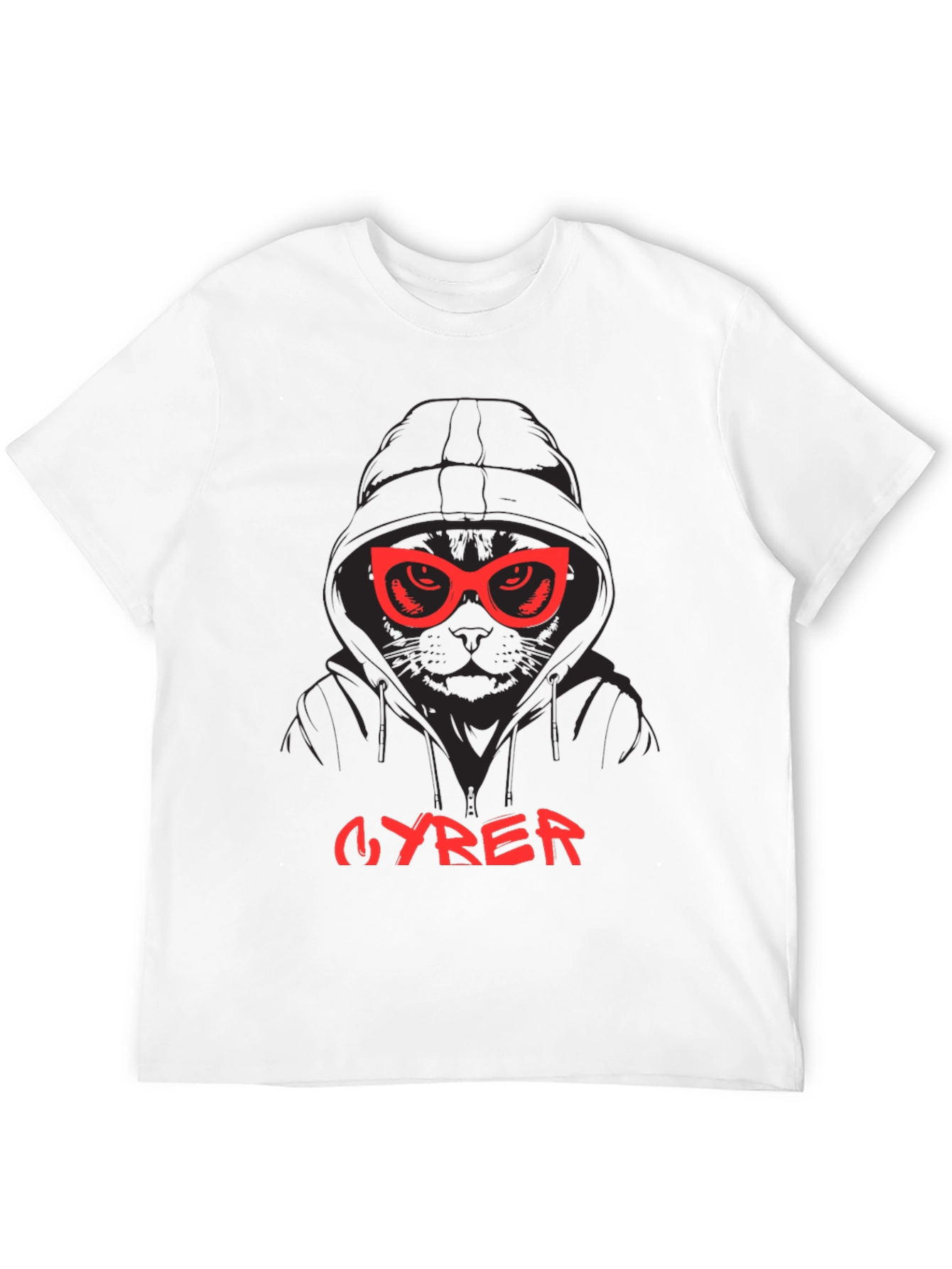CYRER Cat Hoodie T-Shirt