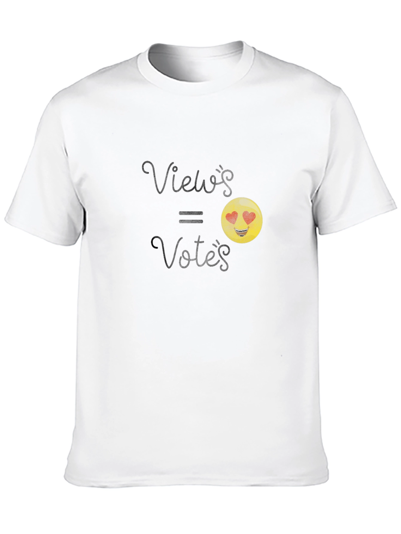 Views = Votes Emoji Graphic T-Shirt