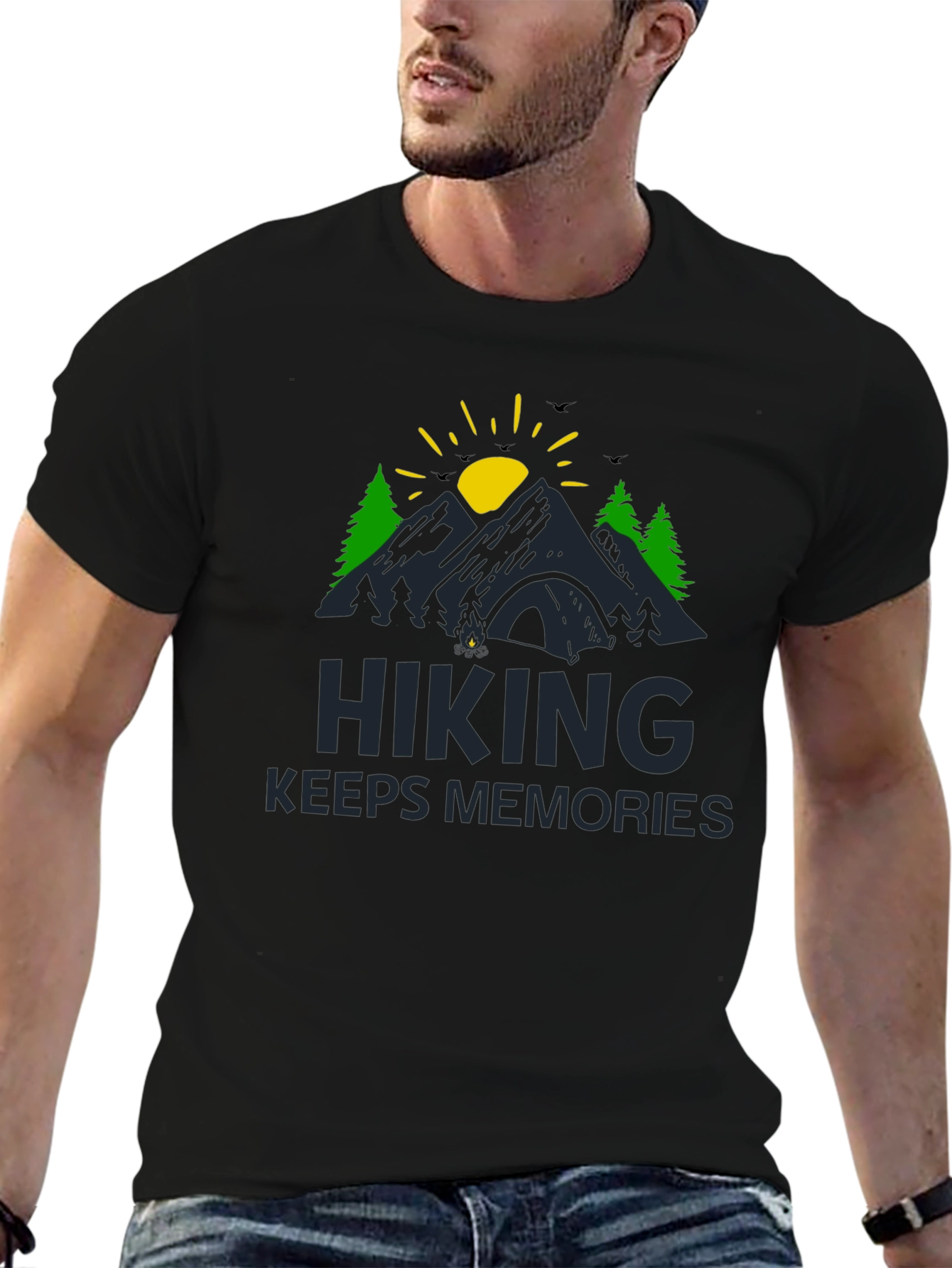 Hiking Keeps Memories Graphic T-Shirt