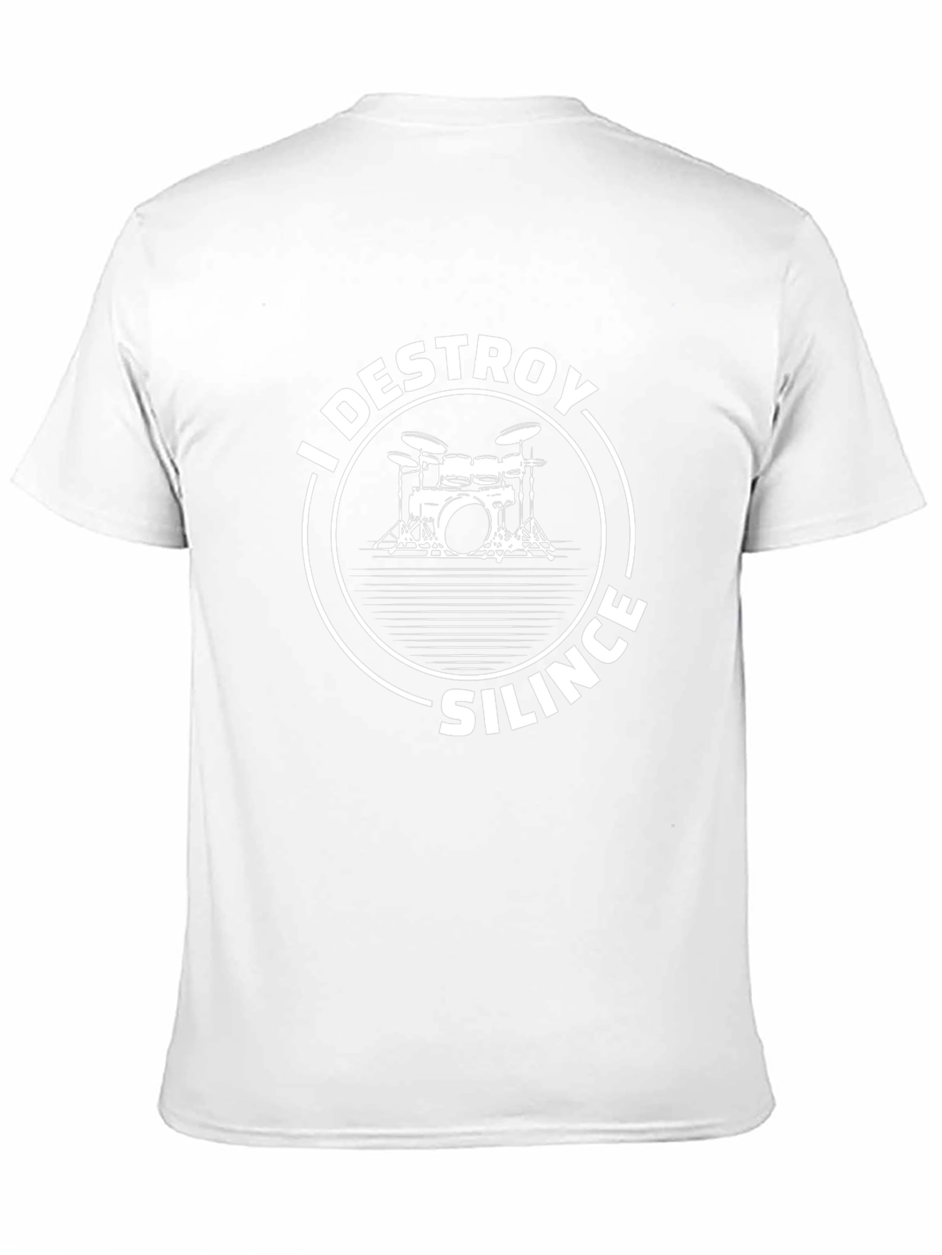 I Destroy Silence Drummer T-Shirt - Black