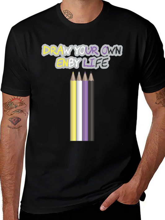 Draw Your Own Enby Life T-Shirt