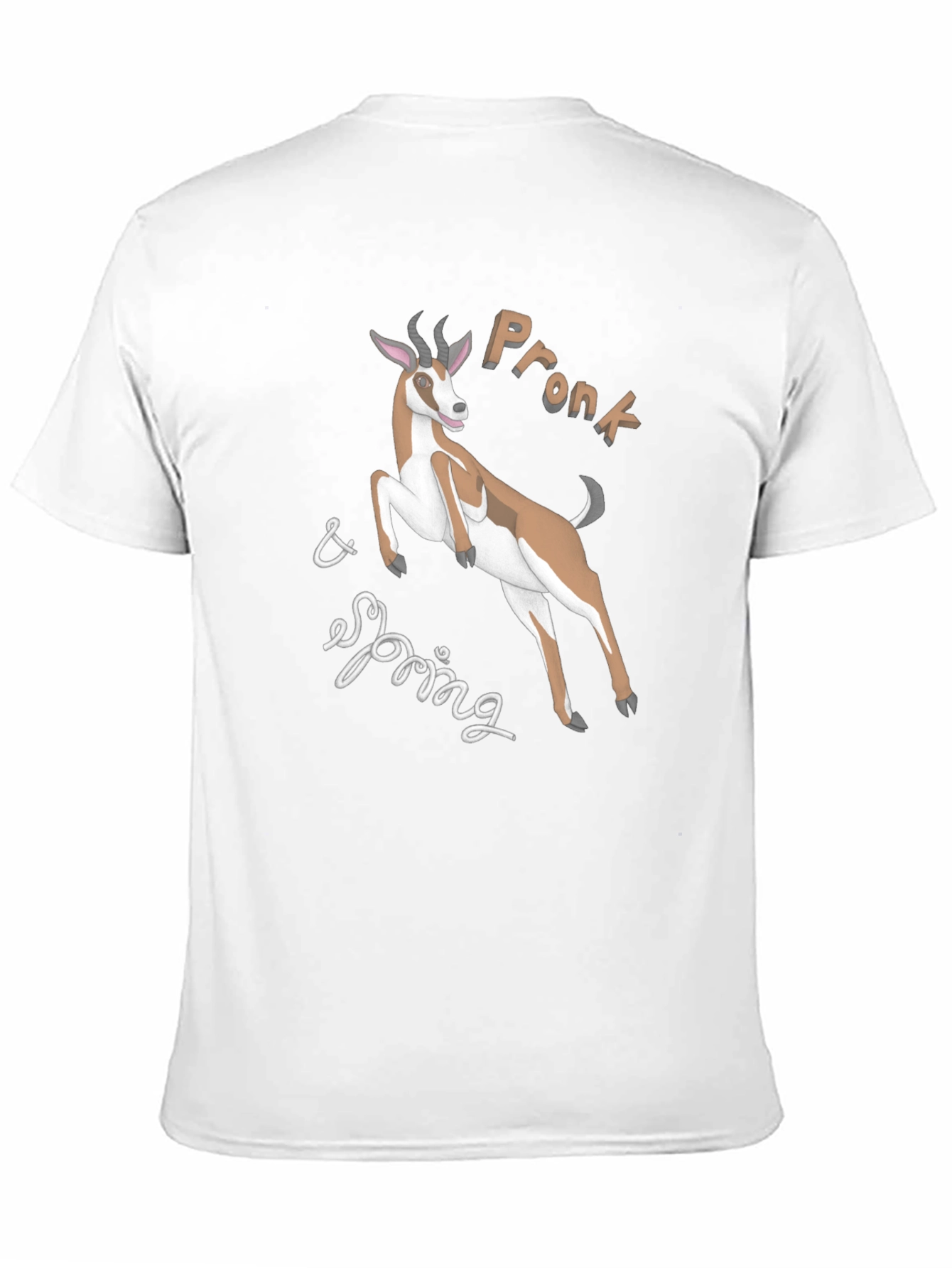 Prong & Springbok Graphic Tee - Black