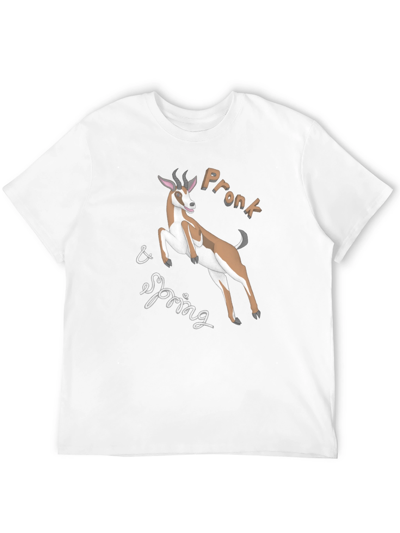 Prong & Springbok Graphic Tee - Black