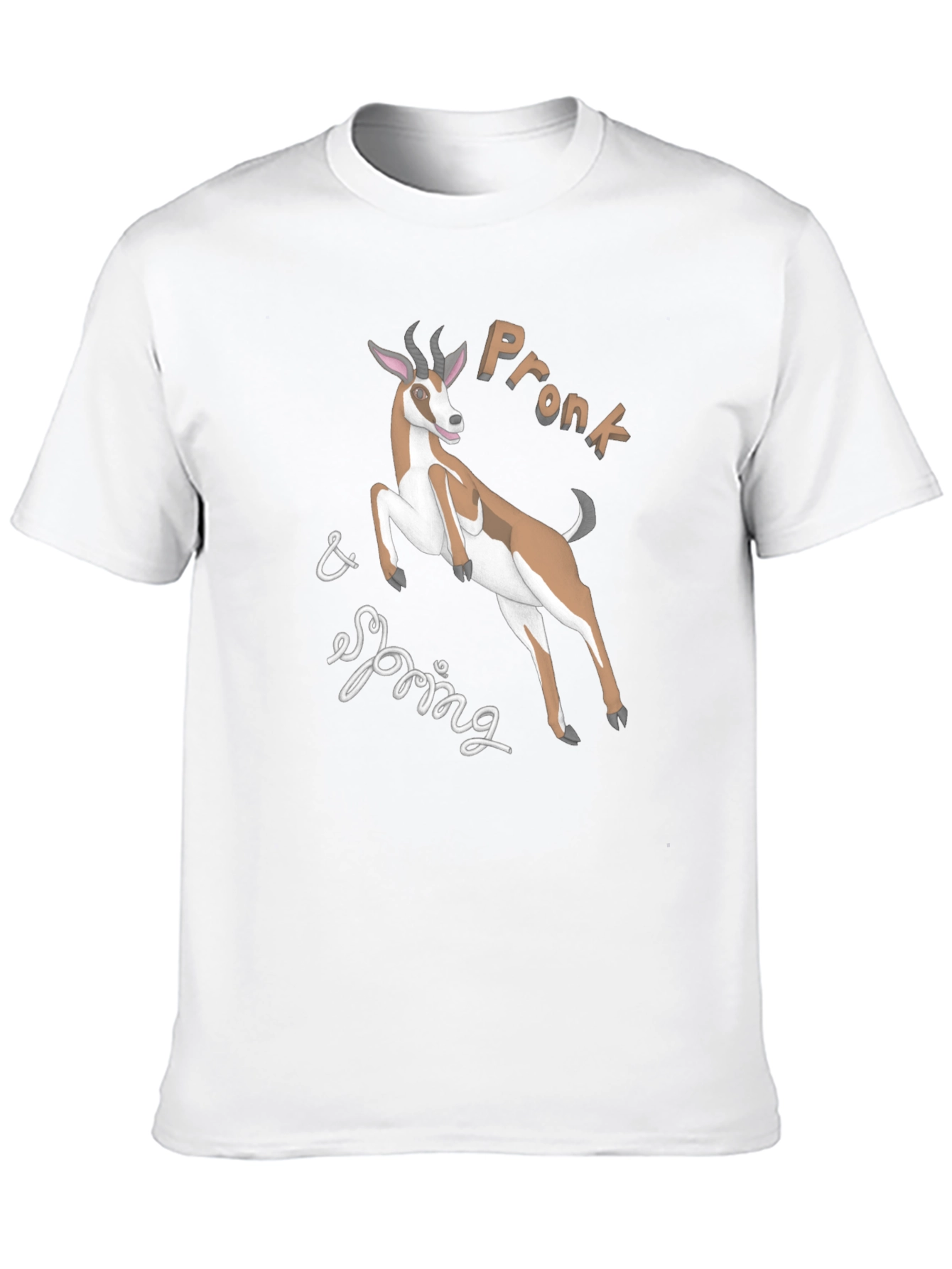 Prong & Springbok Graphic Tee - Black