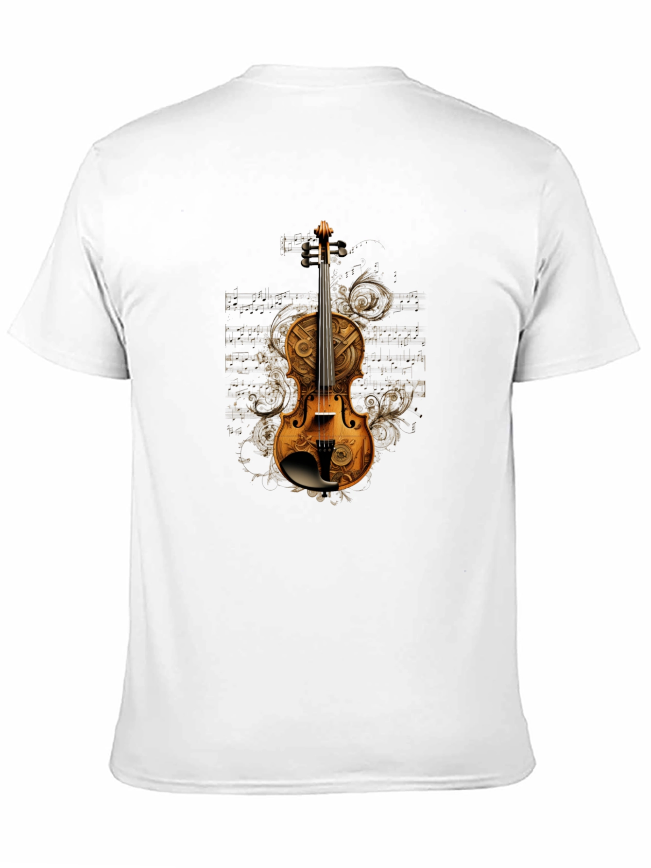 Violin Graphic T-Shirt - Music Lovers Tee