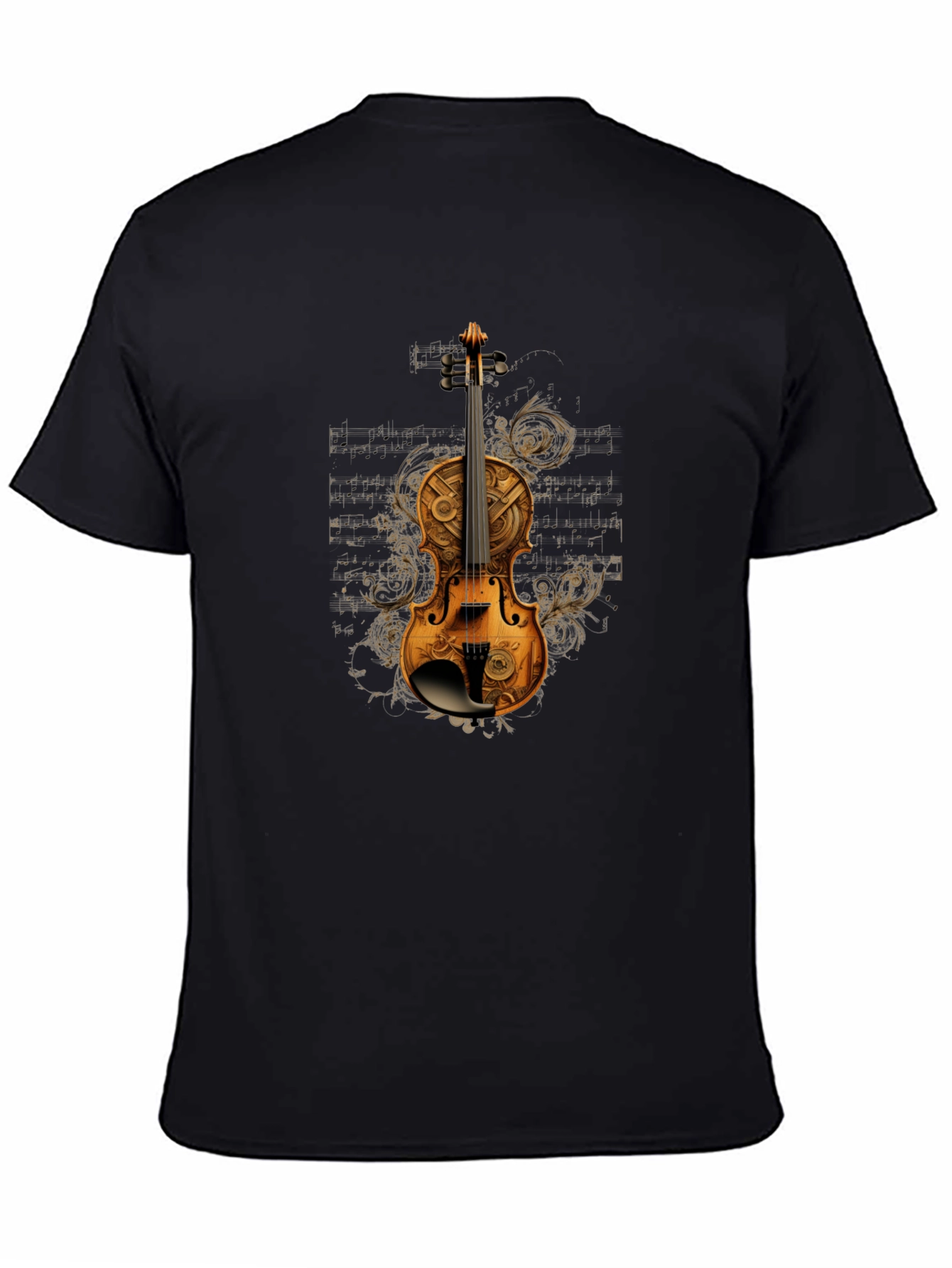 Violin Graphic T-Shirt - Music Lovers Tee