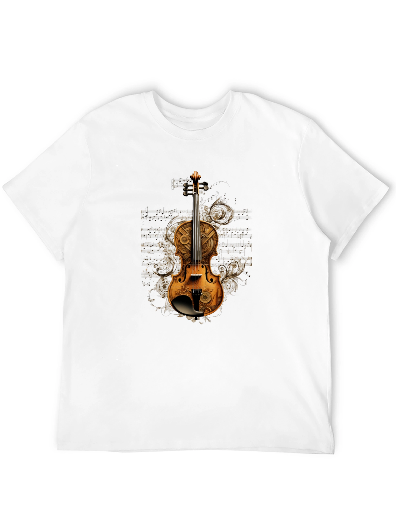 Violin Graphic T-Shirt - Music Lovers Tee
