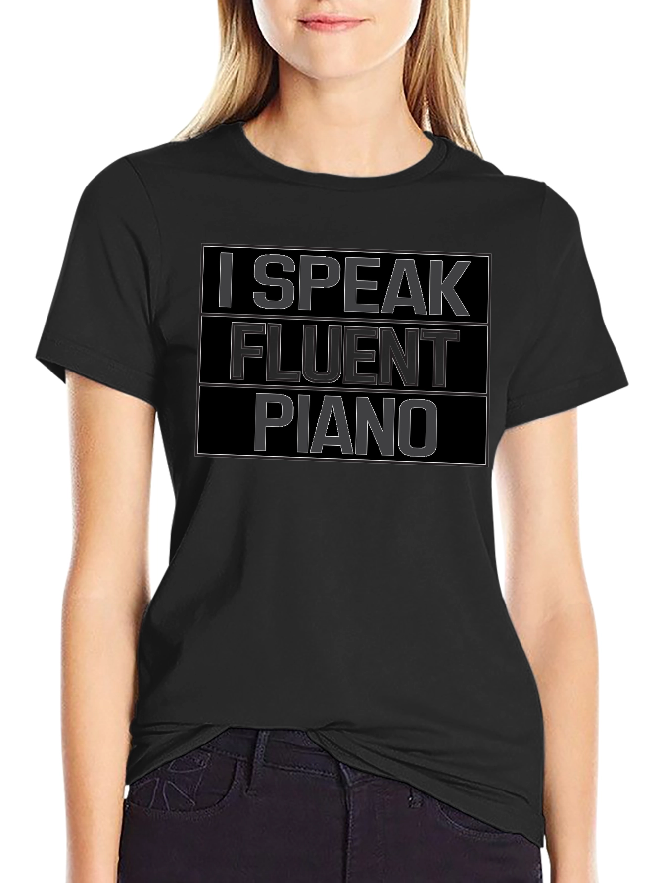 I Speak Fluent Piano T-Shirt - Musician Tee