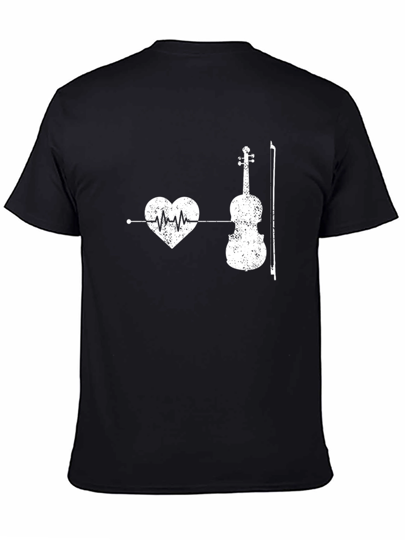 Musical Heartbeat T-Shirt - Violin Love