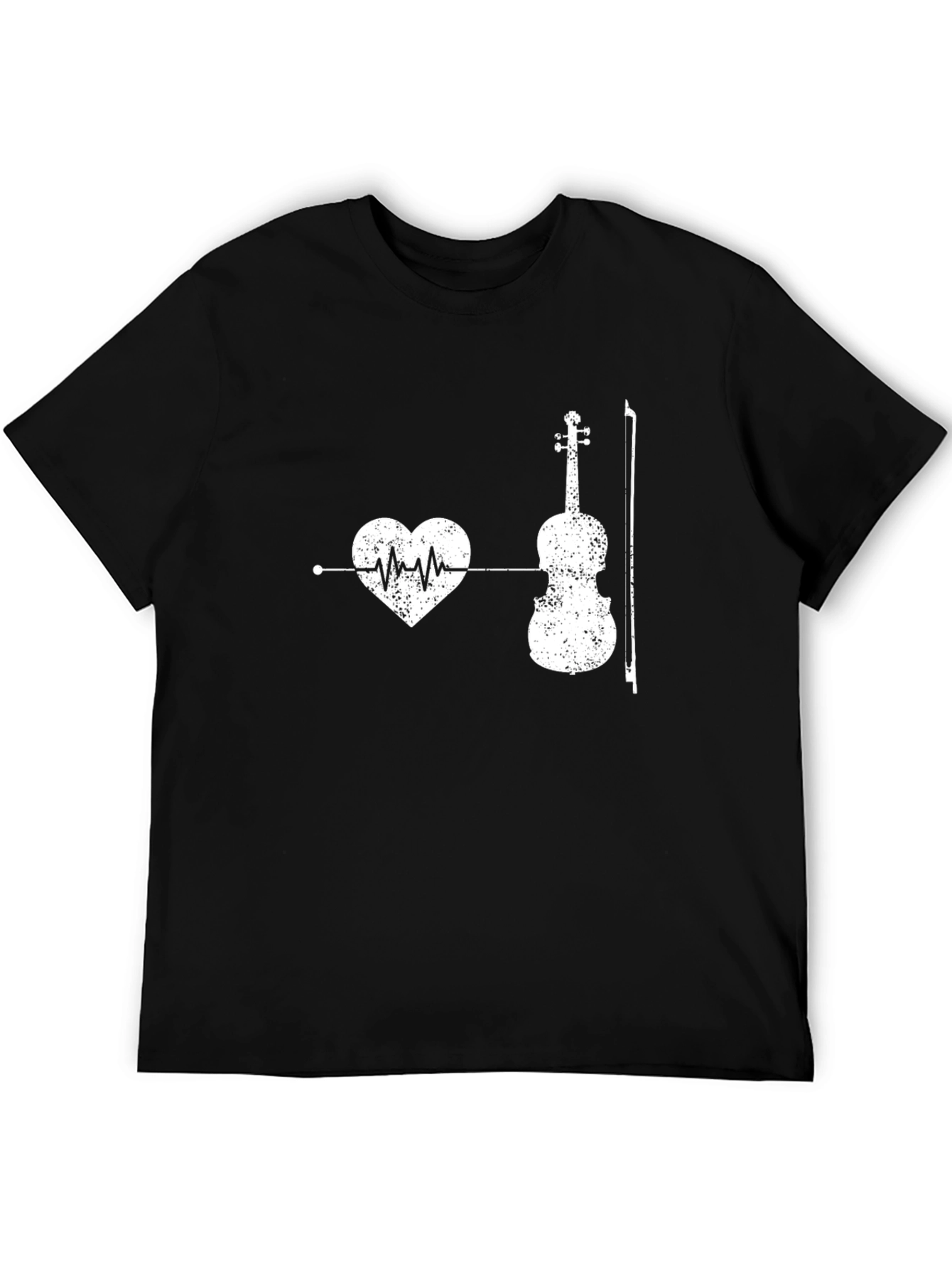 Musical Heartbeat T-Shirt - Violin Love