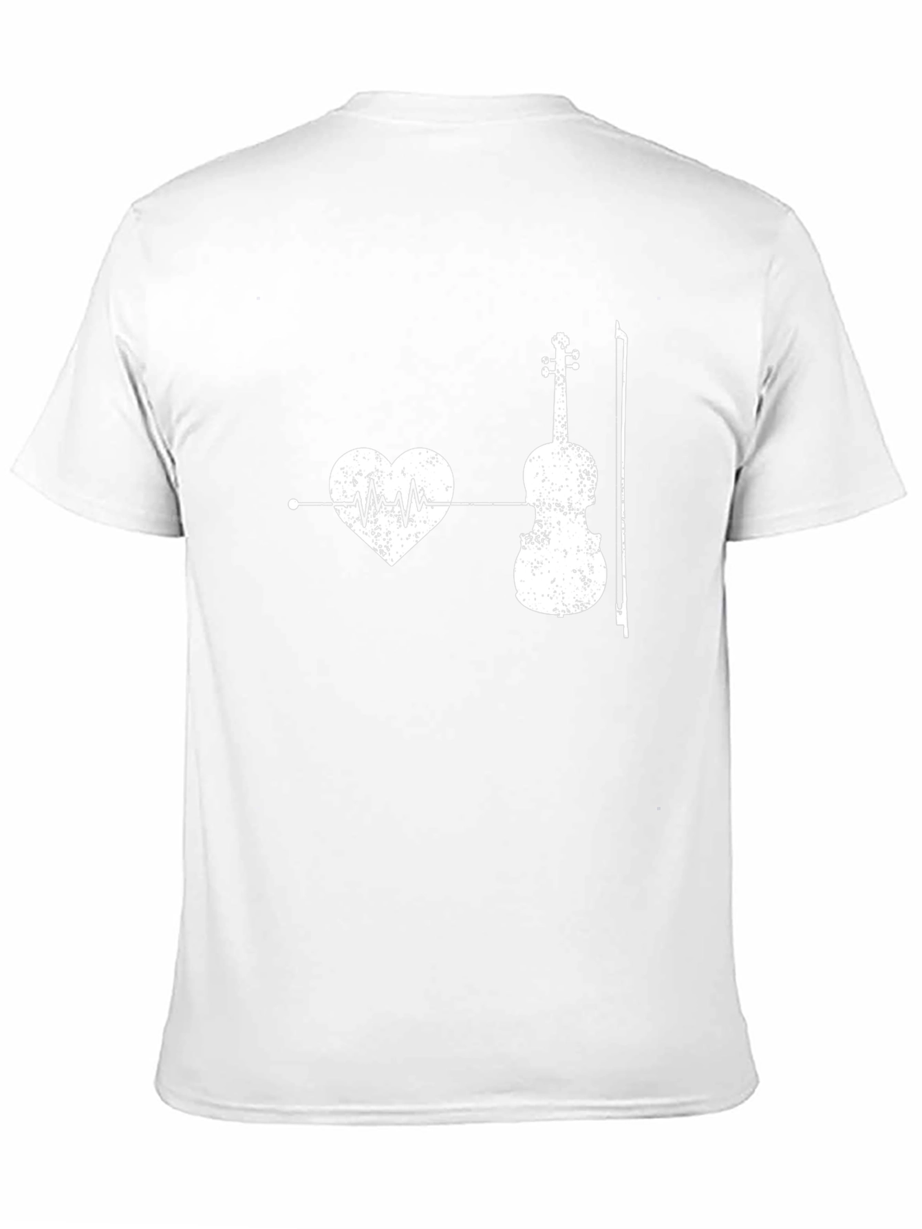 Musical Heartbeat T-Shirt - Violin Love