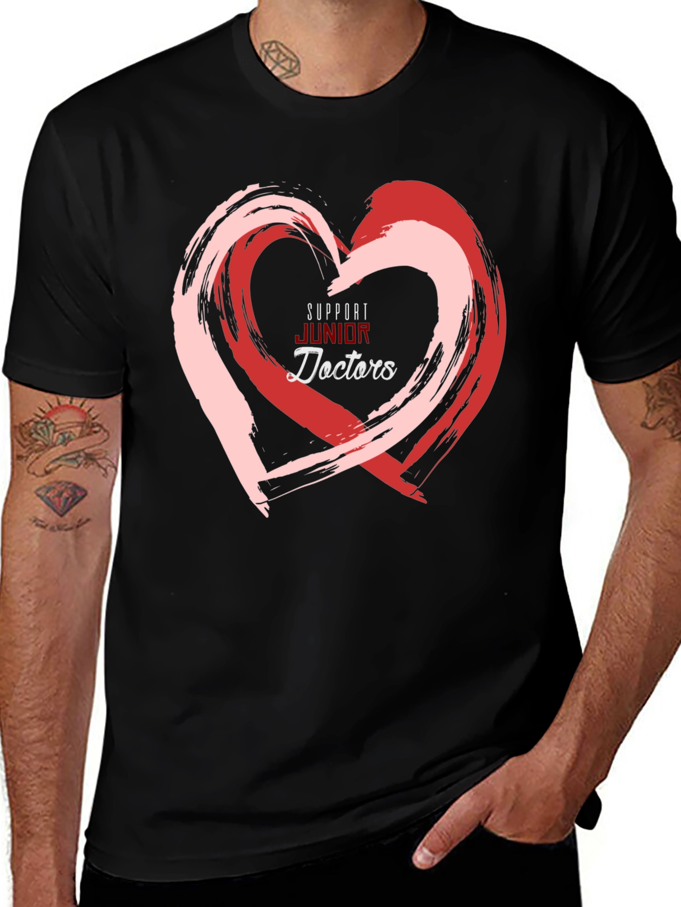 Support Junior Doctors Heart Tee