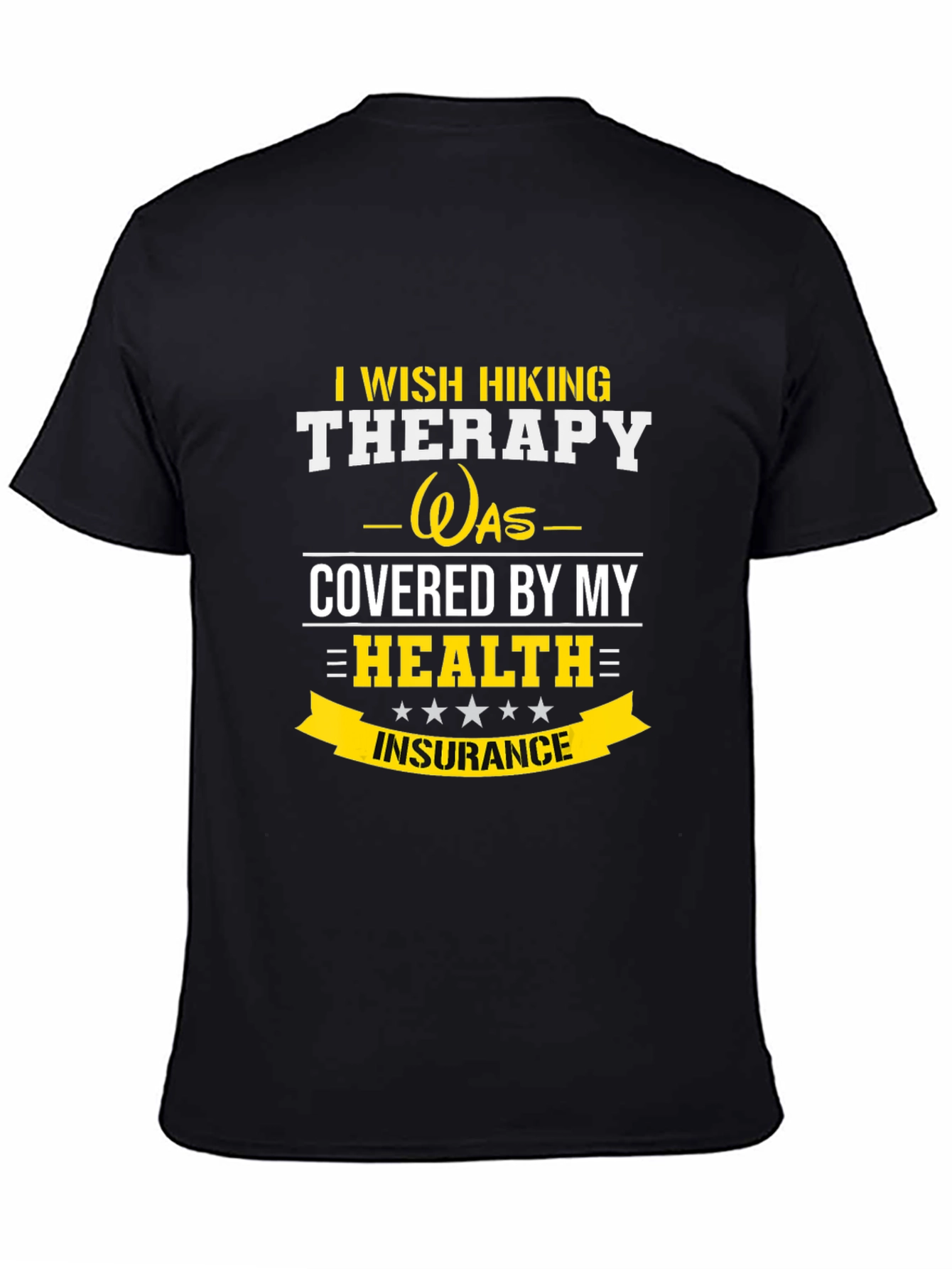 Funny Hiking Therapy T-Shirt