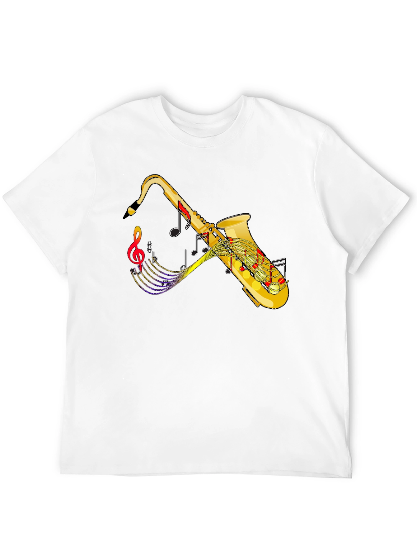 Saxophone Music Notes T-Shirt